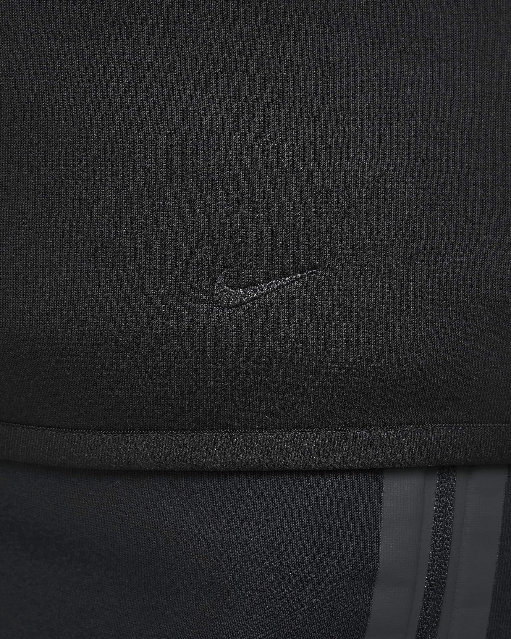 Nike Tech Men's Full-Zip Windrunner Hoodie - Black/Anthracite/Green Strike