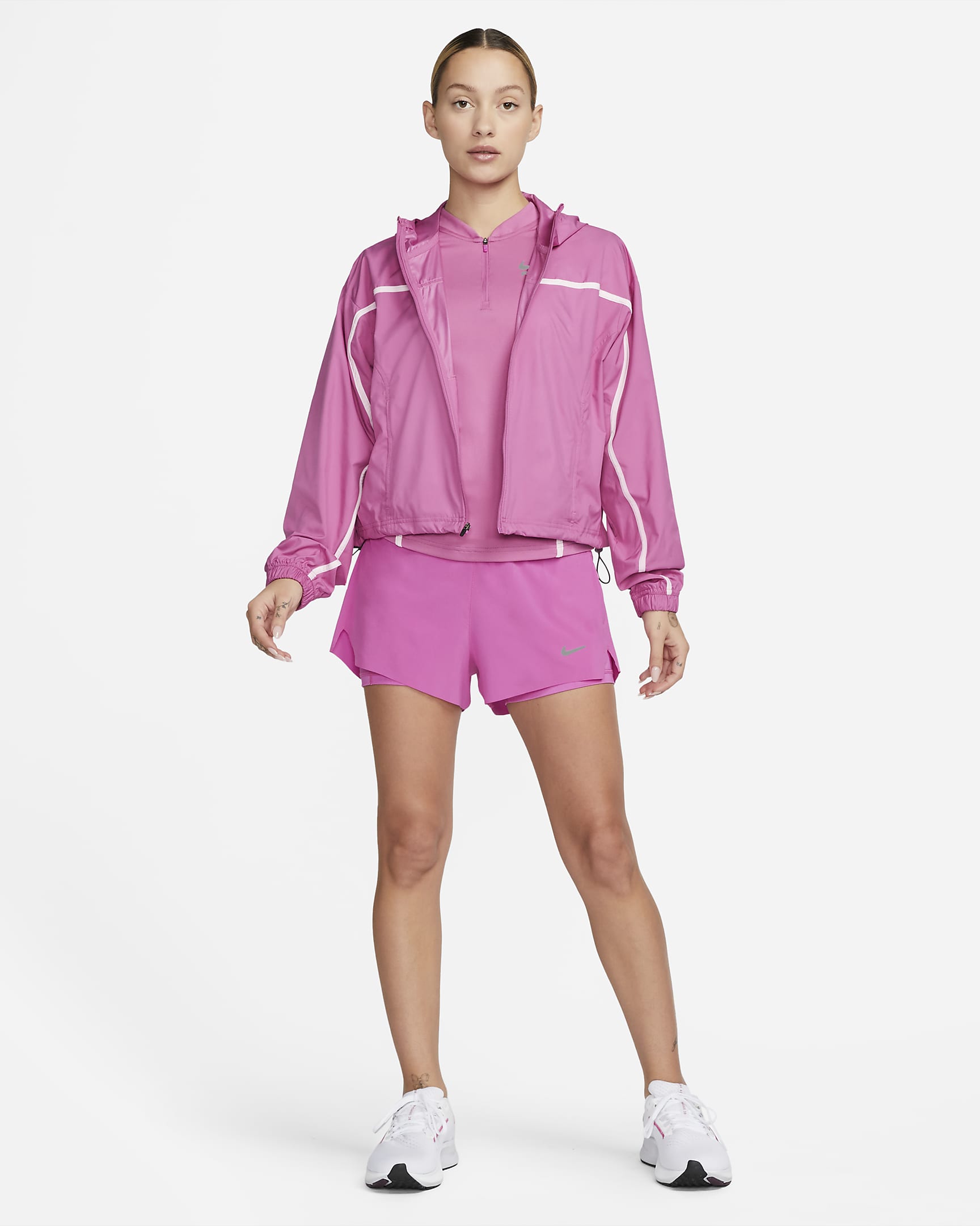 Nike Air Dri-FIT Women's Short-Sleeve 1/4-Zip Running Top. Nike IN