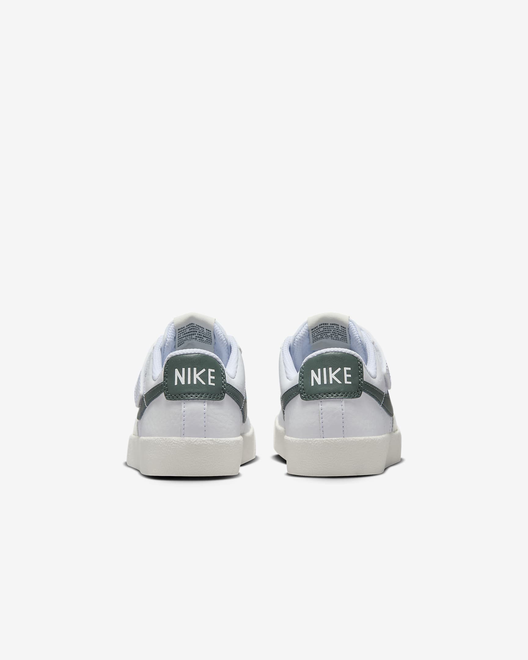 Nike Blazer Low '77 Younger Kids' Shoes - White/Sail/Vintage Green