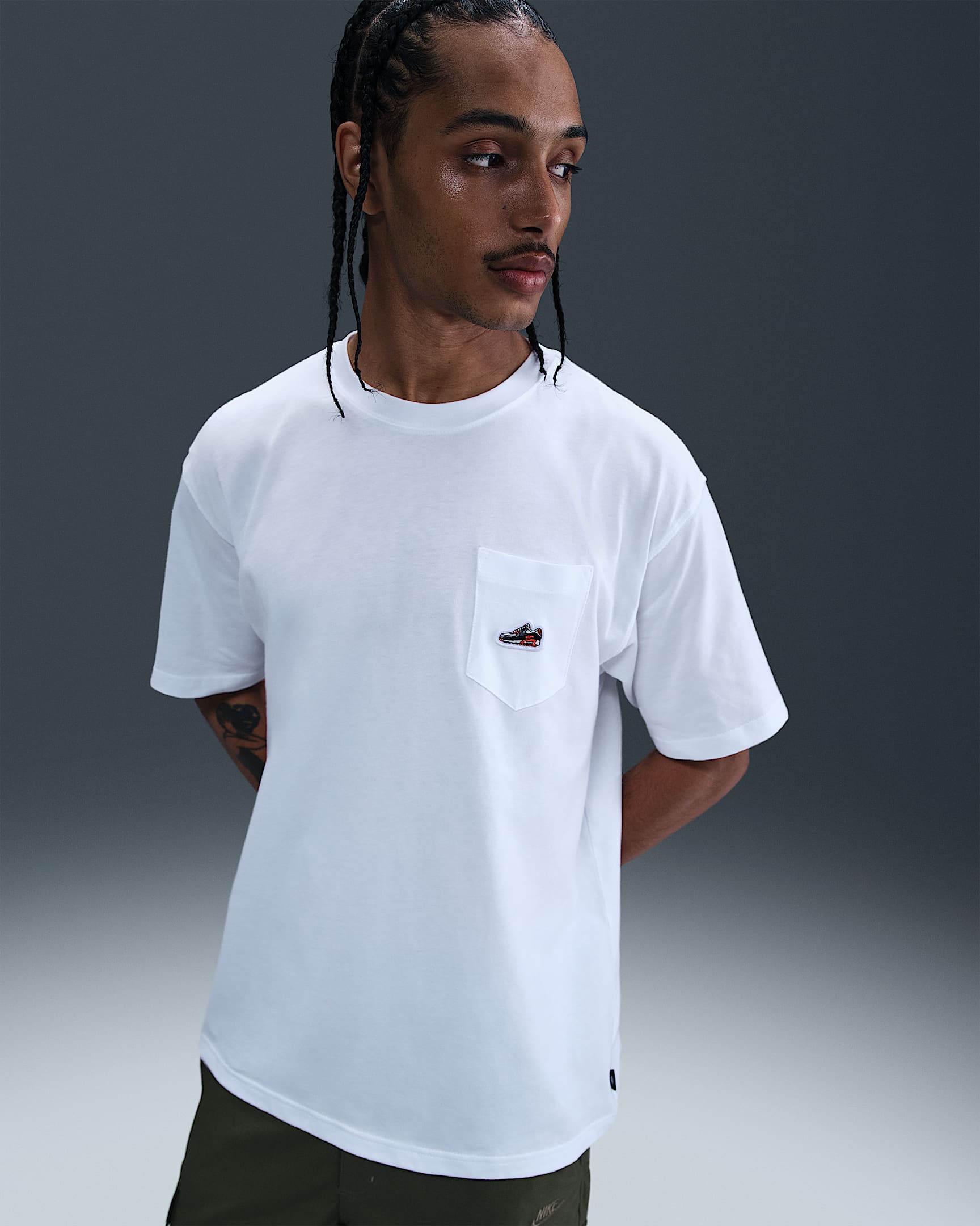Playera Air Max 90 con parche para hombre Nike Sportswear - Blanco
