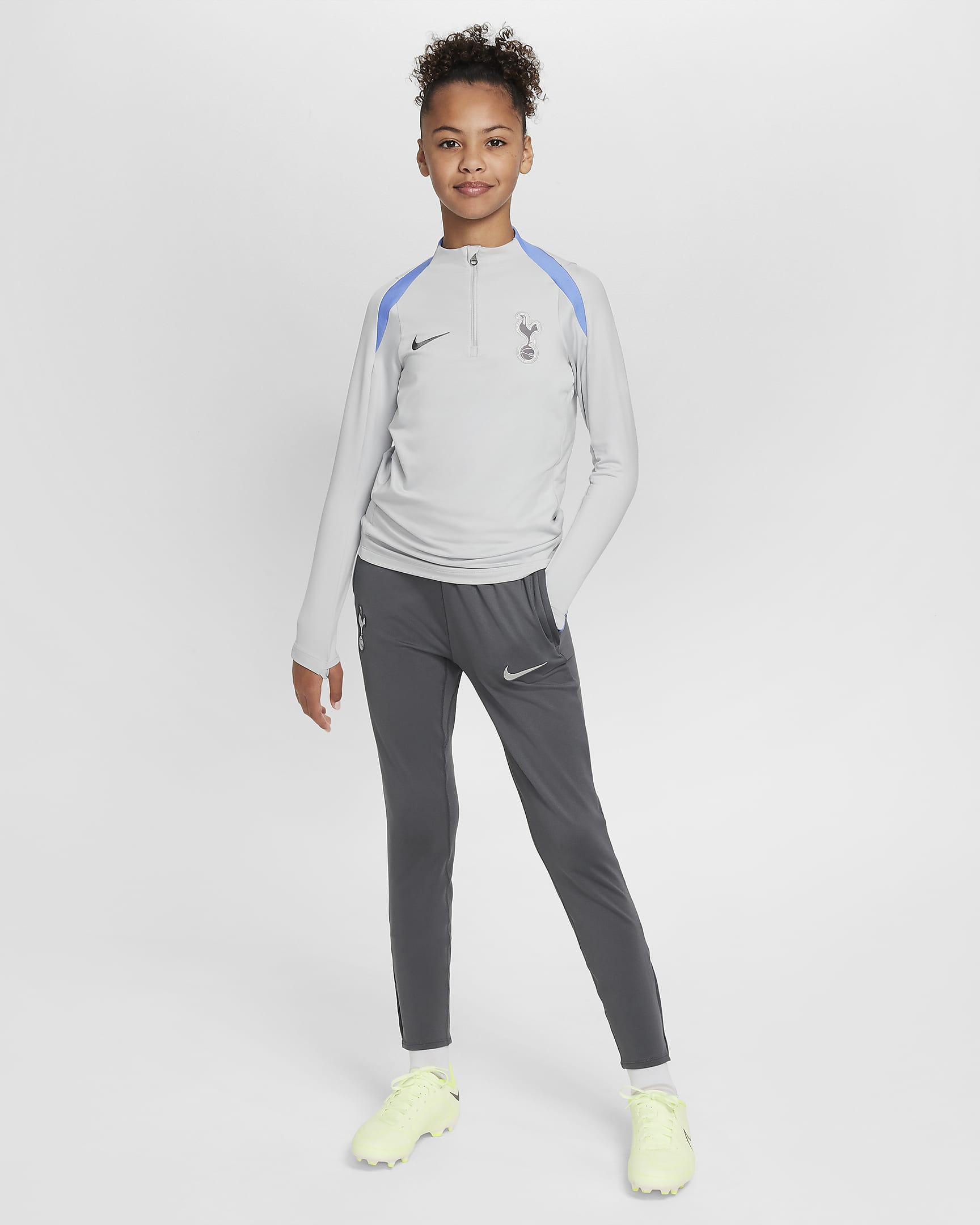 Tottenham Hotspur Strike Older Kids' Nike Dri-FIT Football Knit Pants - Dark Grey/Polar/Grey Fog