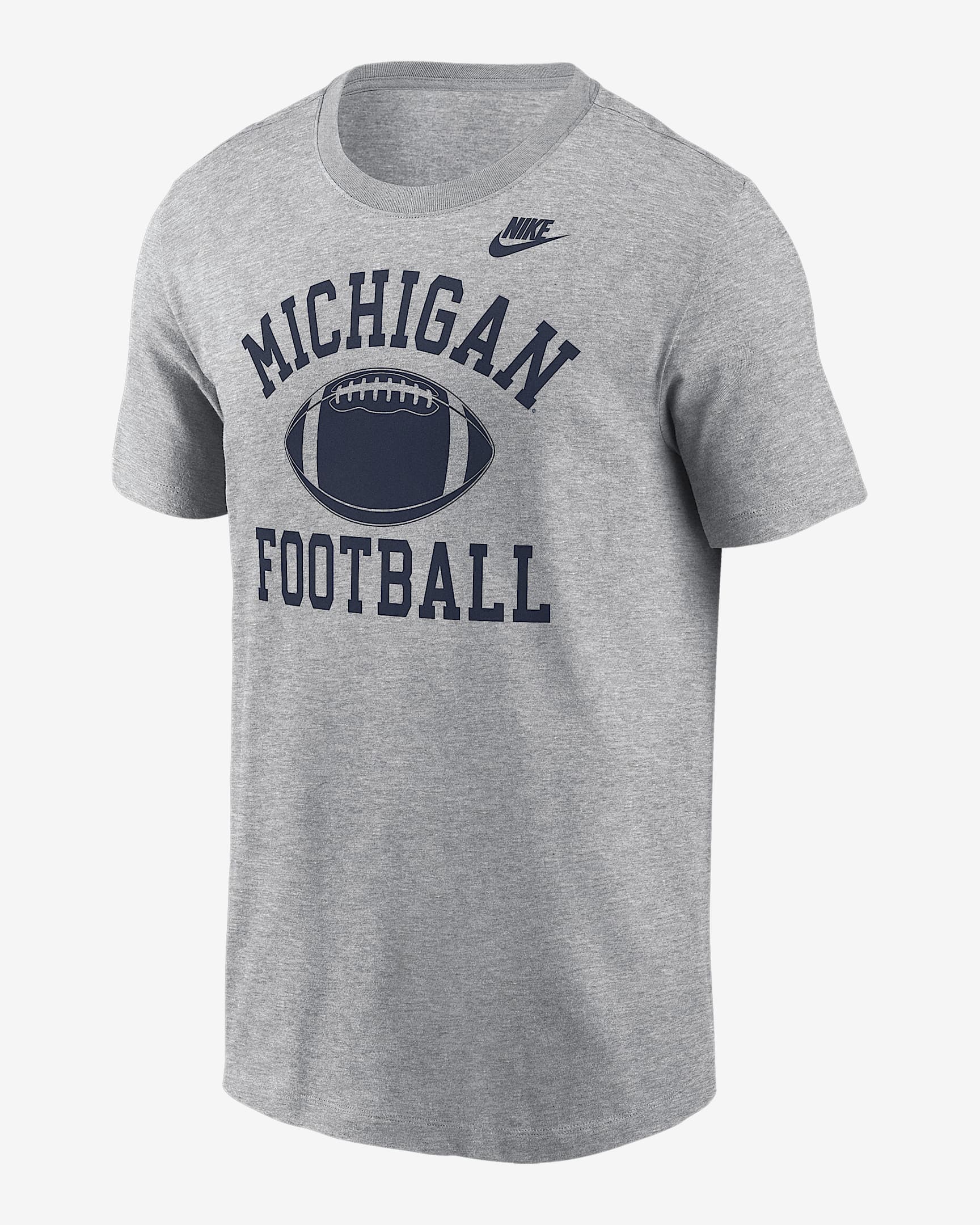 Michigan Legacy Football Icon Men's Nike College T-Shirt - Heather