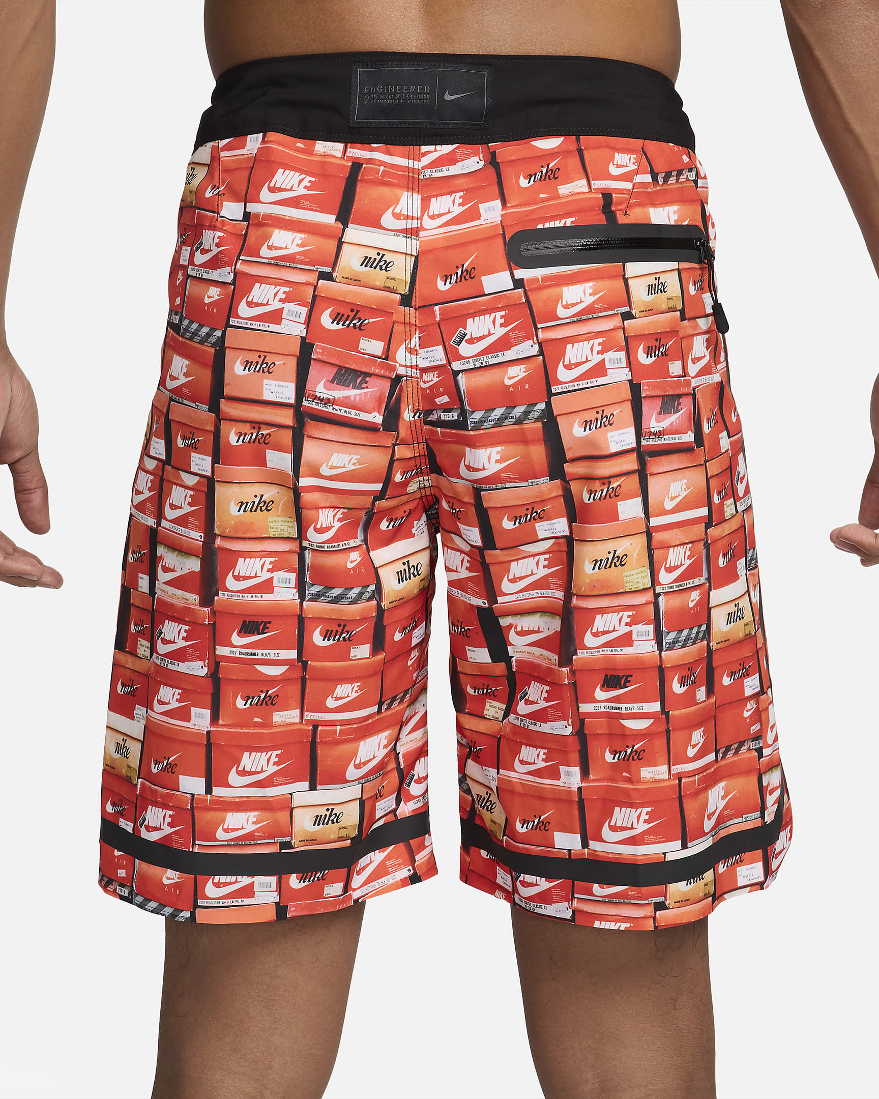 Shorts de playa de 23 cm para hombre Nike Swim - Naranja