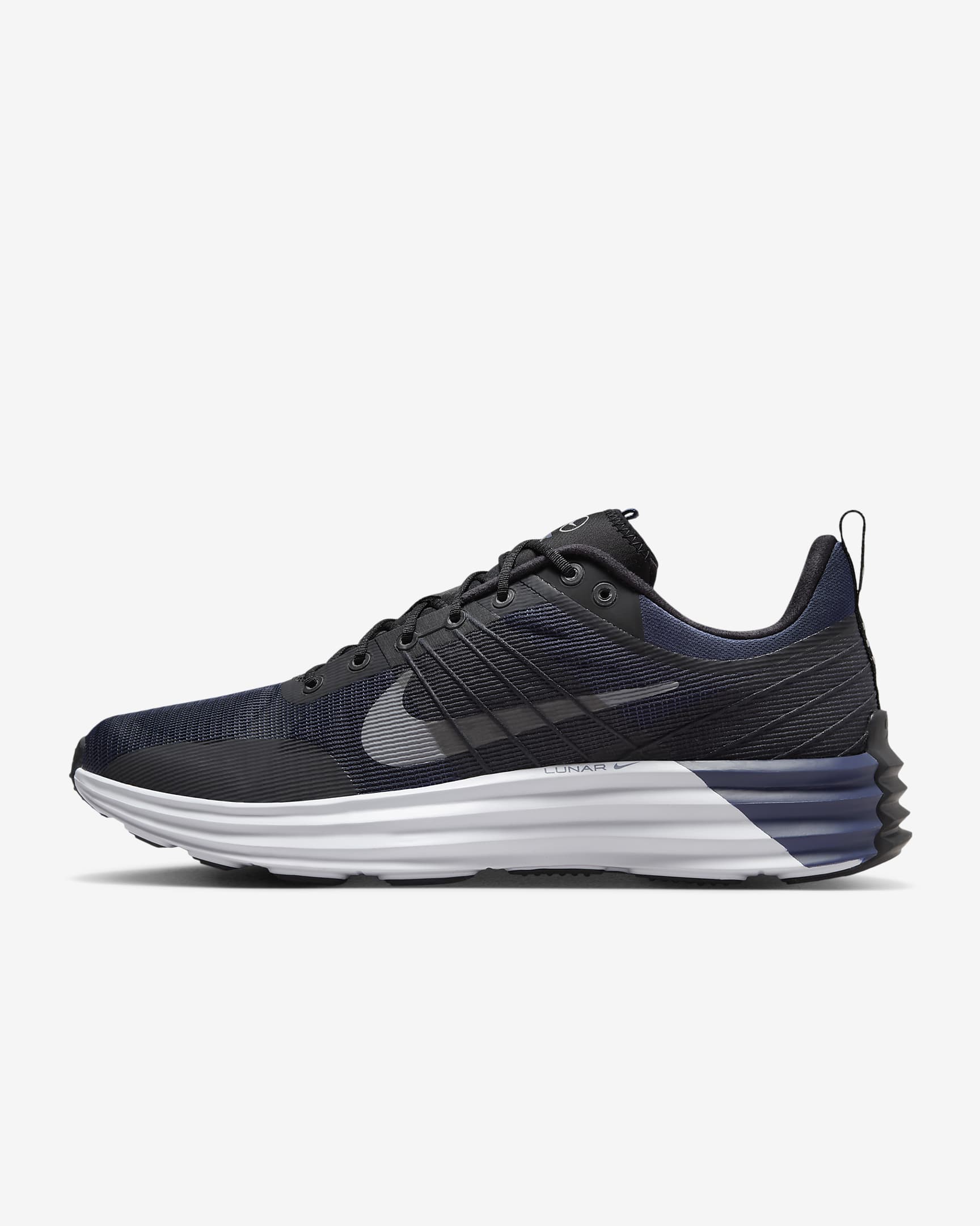 Nike Lunar Roam Herrenschuh - Schwarz/Midnight Navy/Weiß/Reflect Silver