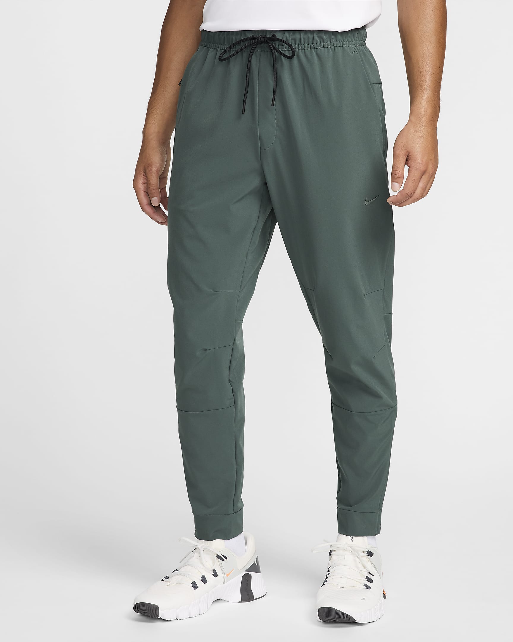 Pantalon avec ouvertures à zip Nike Dri-FIT Unlimited pour homme - Vintage Green/Noir/Vintage Green