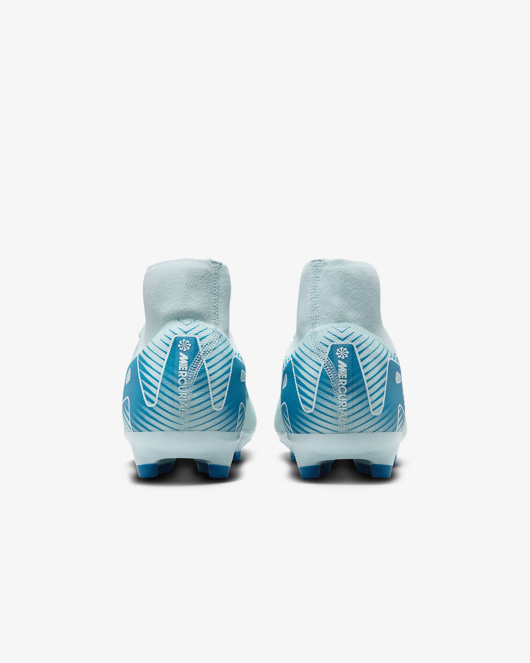 Tacos de fútbol MG de corte high Nike Mercurial Superfly 10 Academy - Azul glacial/Azul órbita