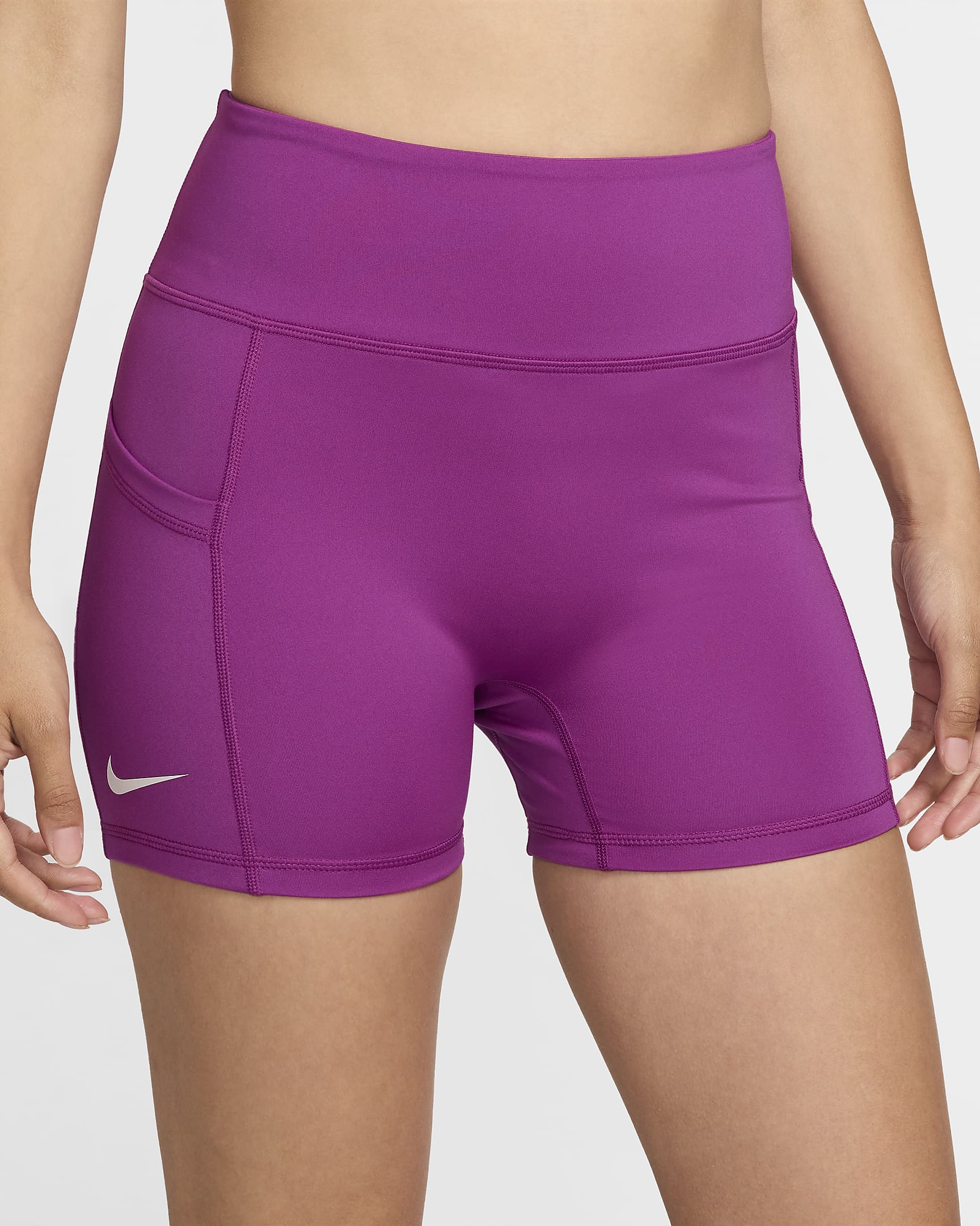 Shorts de tenis Dri-FIT para mujer NikeCourt Advantage - Fucsia cálido/Blanco