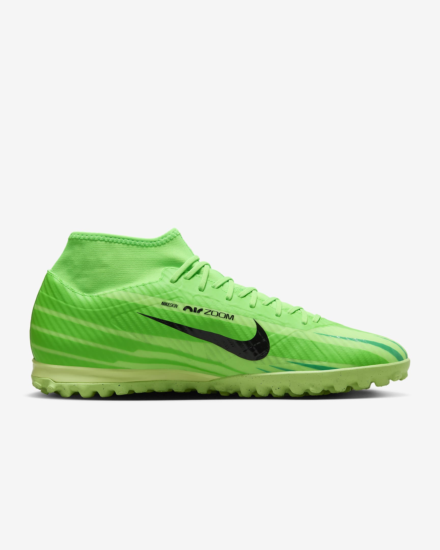 Nike Superfly 9 Academy Mercurial Dream Speed TF High-Top Football Shoes - Green Strike/Stadium Green/Black