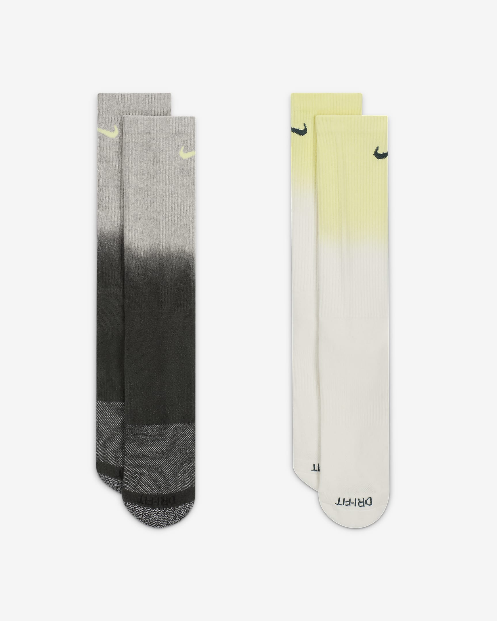 Nike Everyday Plus Cushioned Crew Socks (2 Pairs) - Multi-Colour