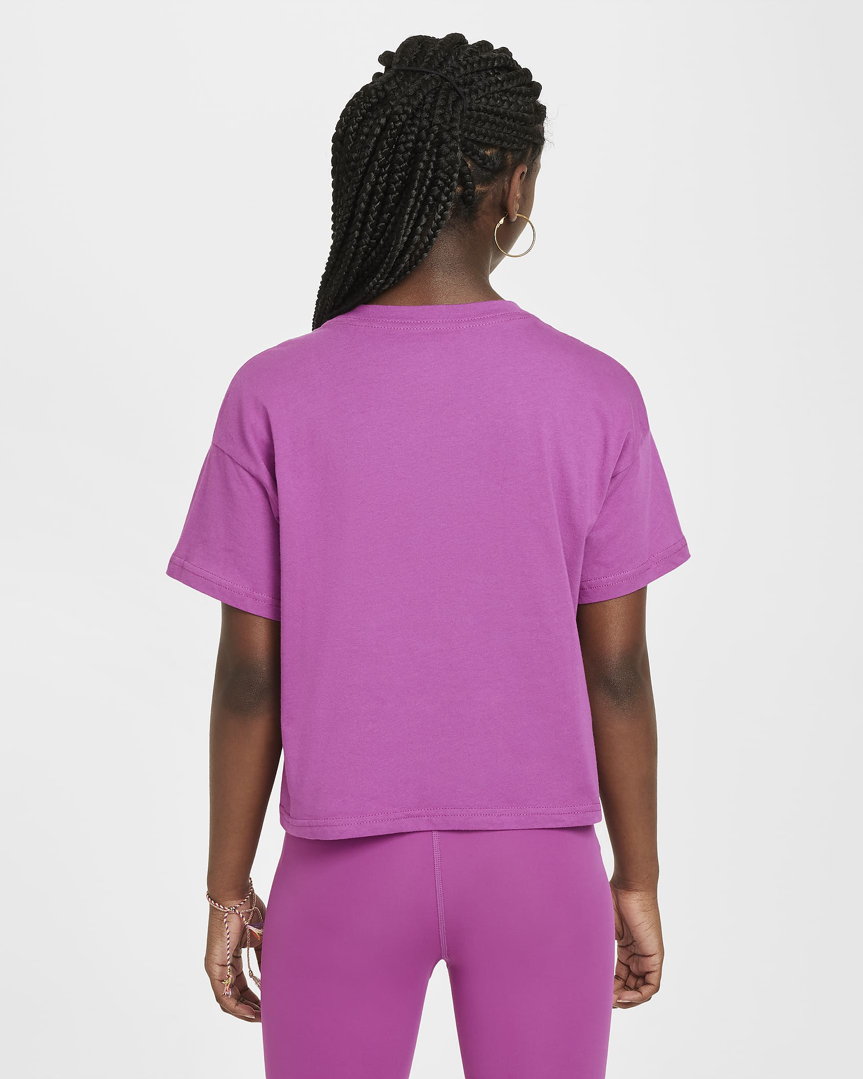 Nike Sportswear Essential T-Shirt (ältere Kinder, Mädchen) - Hot Fuchsia