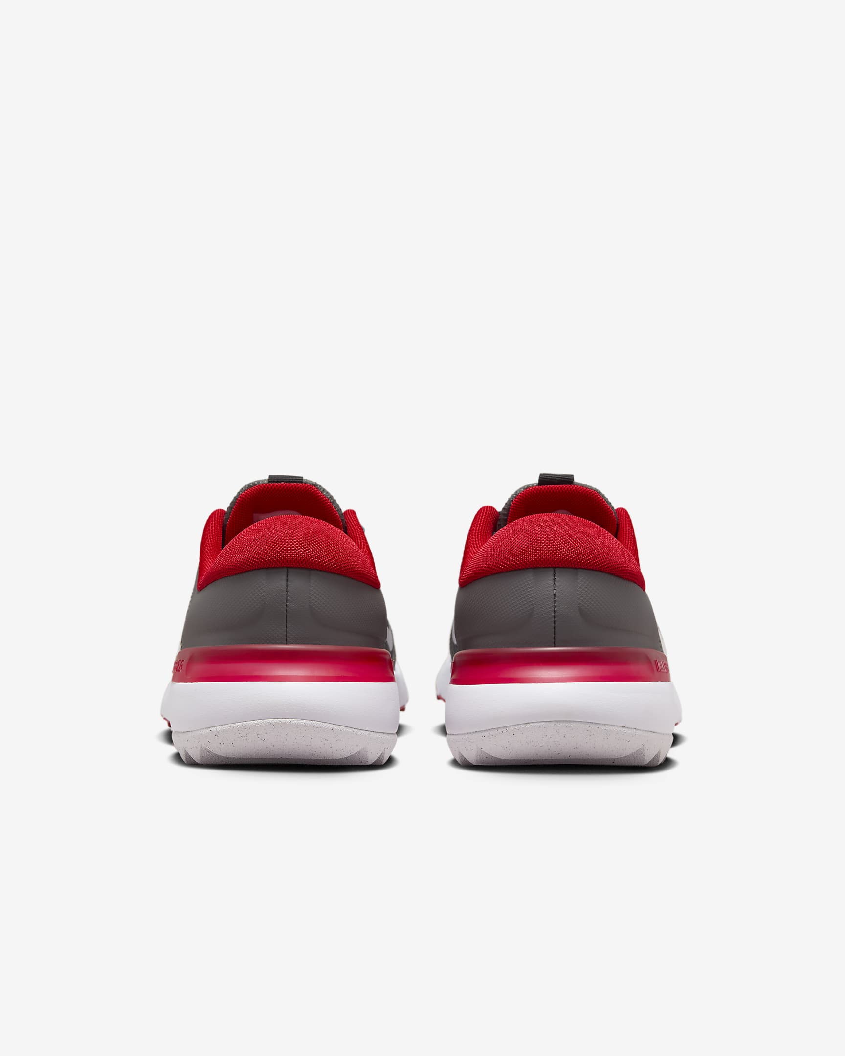 Nike Free Golf NN Golf Shoes - Iron Grey/University Red/Smoke Grey/White