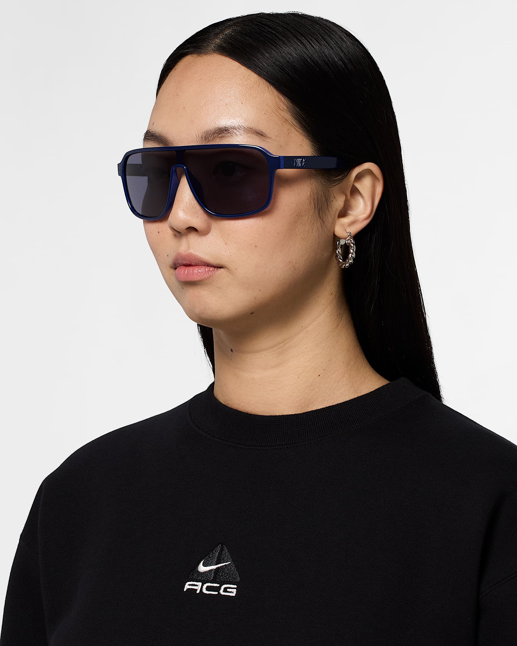 Nike Vintage Flyer Mirrored Sunglasses - Blue Void/Blue