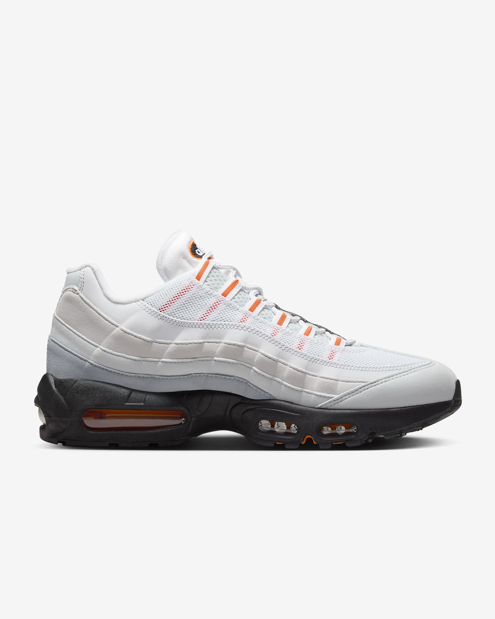 Nike Air Max 95 Shoes - Wolf Grey/Pure Platinum/Photon Dust/Safety Orange