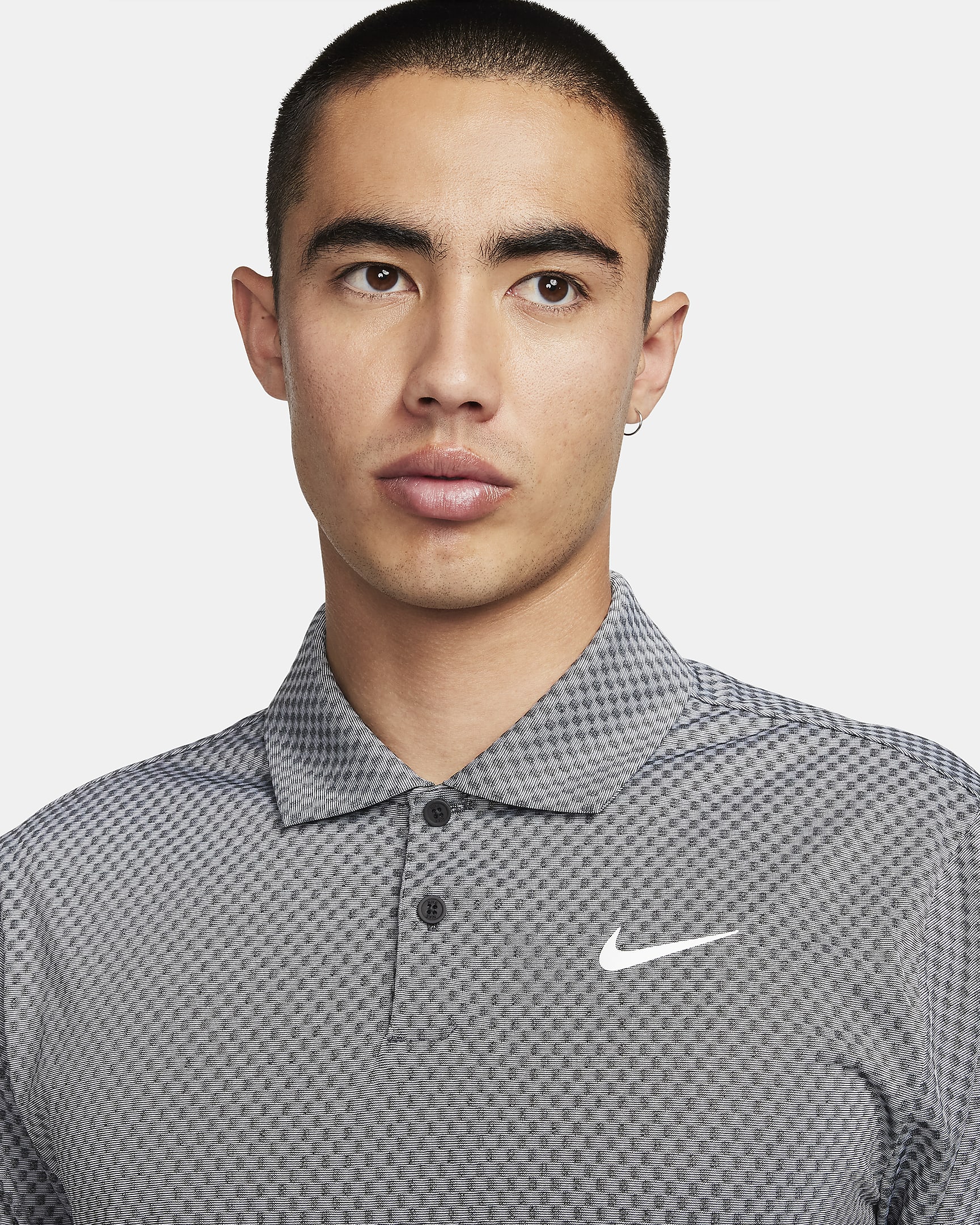 Nike Tour Men's Dri-FIT Golf Polo - Black/Dark Smoke Grey/Light Smoke Grey/White