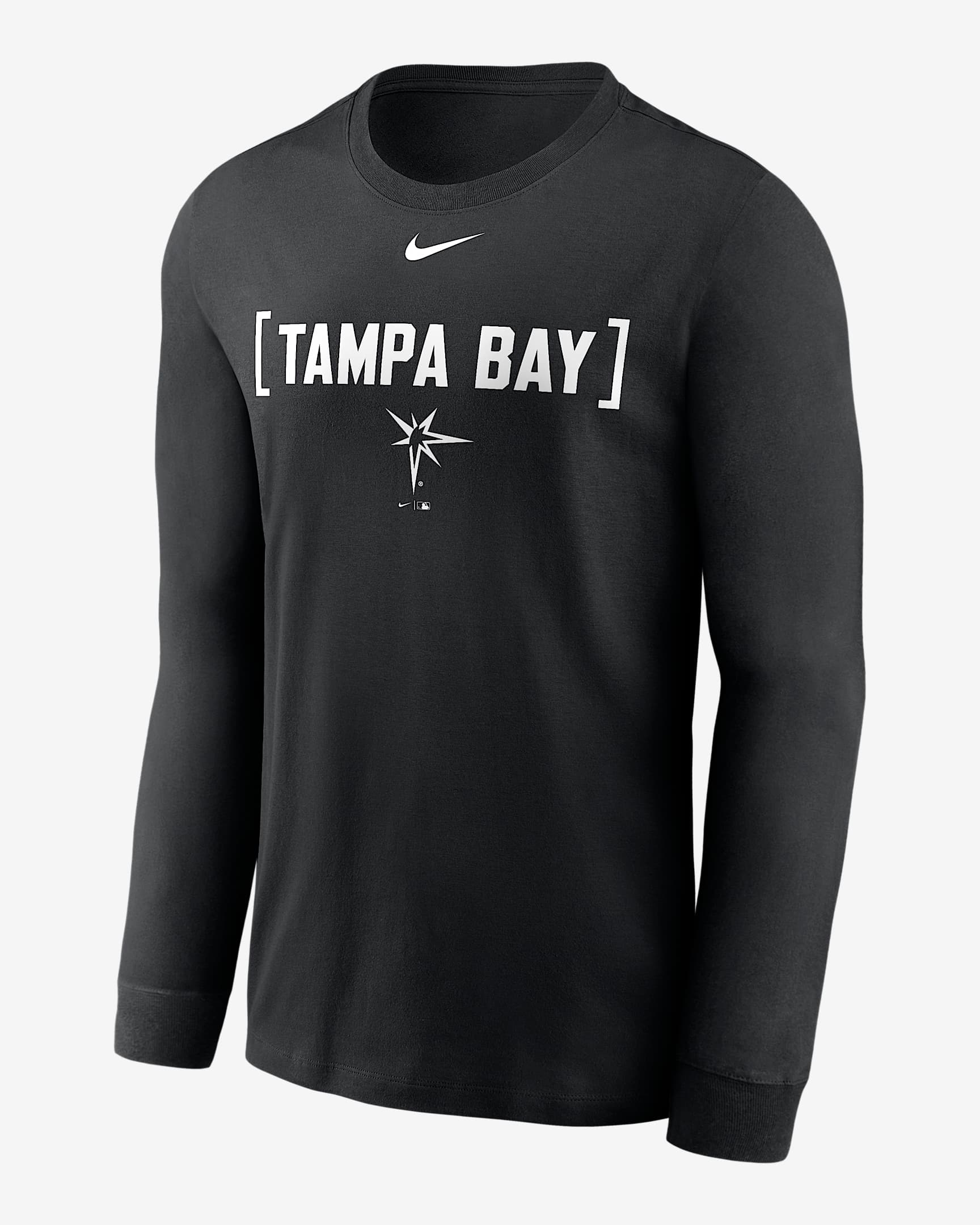 Tampa Bay Rays Fashion Men's Nike MLB LongSleeve TShirt.