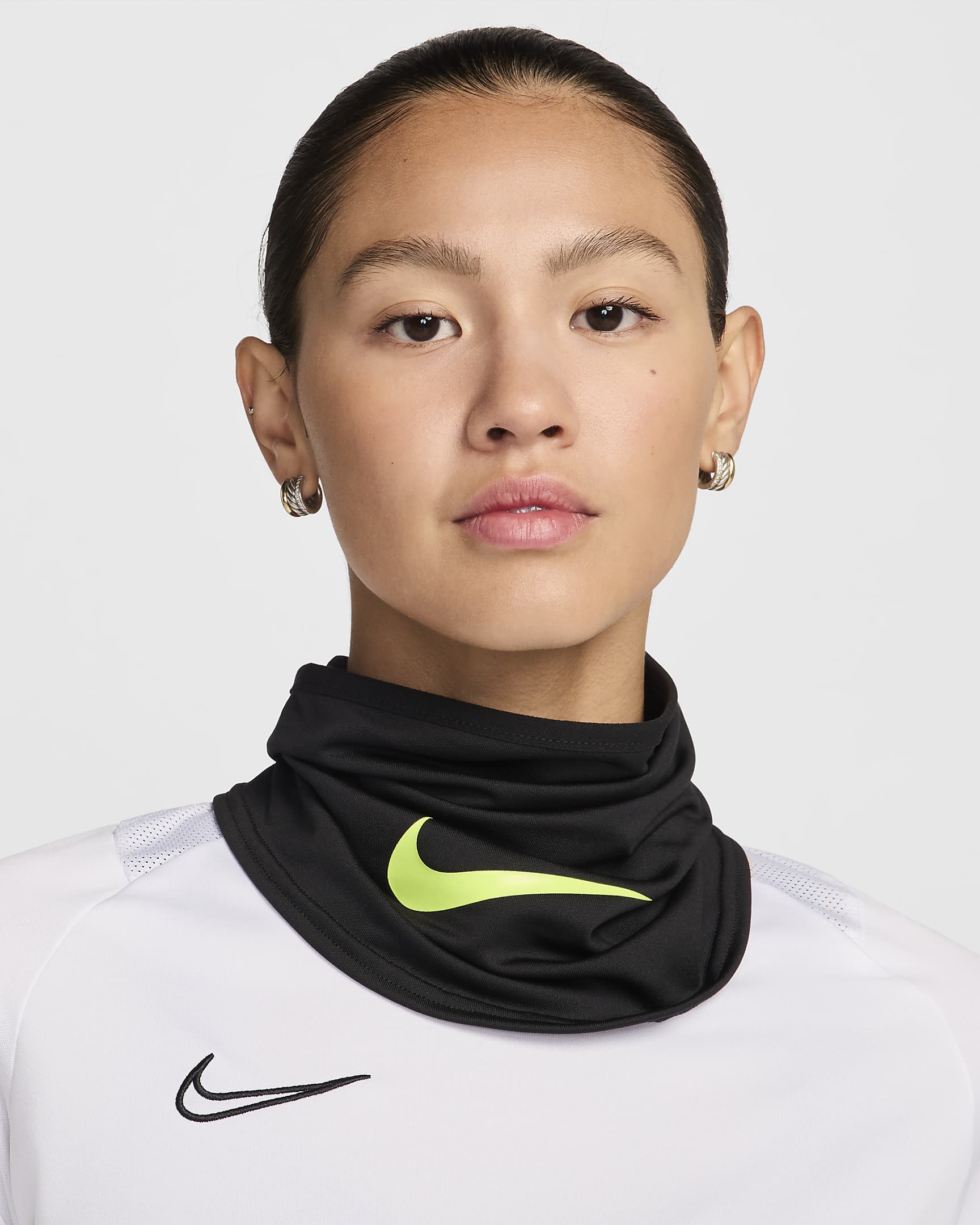 Nike Academy Dri-FIT Football Neck Warmer - Black/Volt