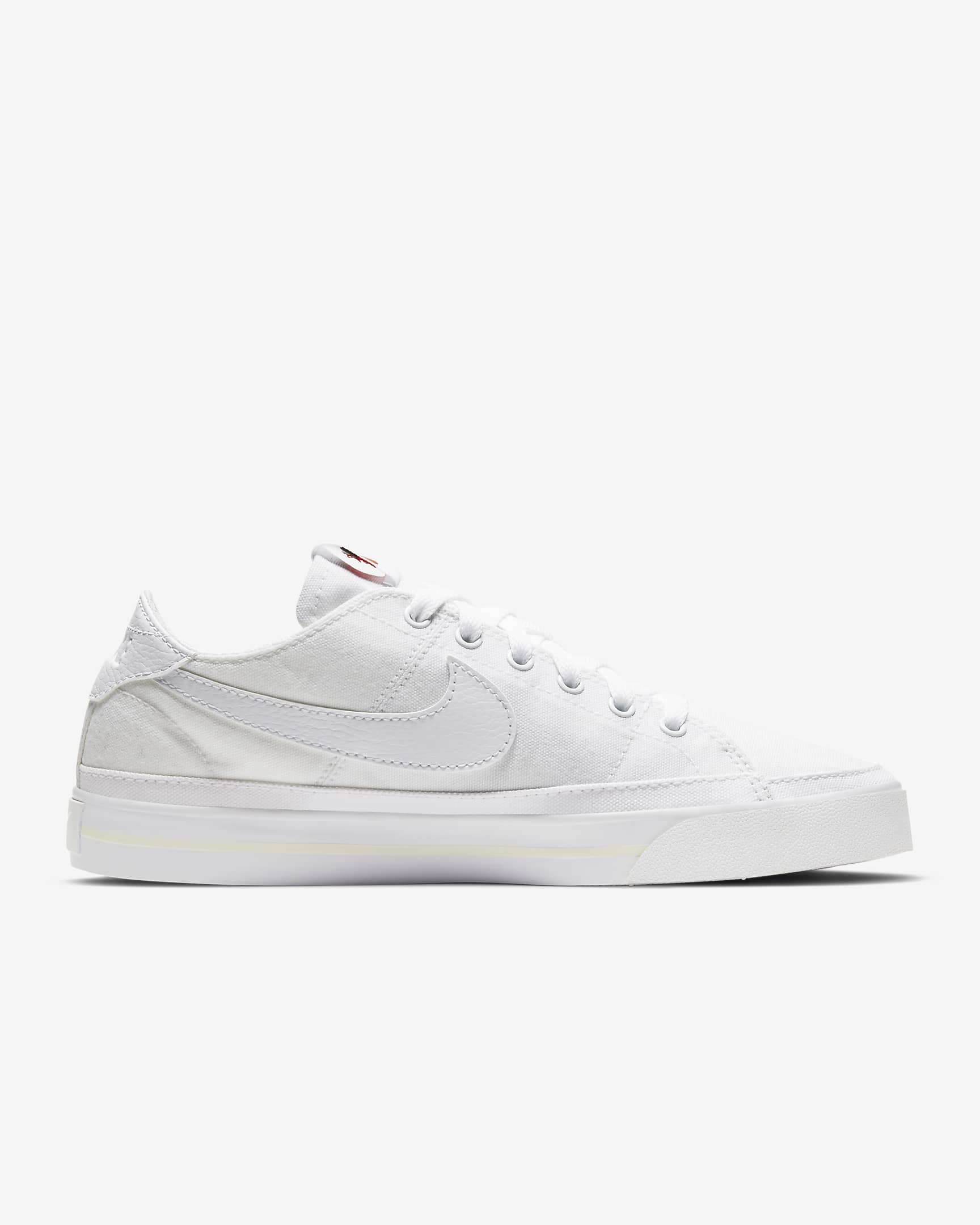 NikeCourt Legacy Canvas Women's Shoes - White/Summit White/White