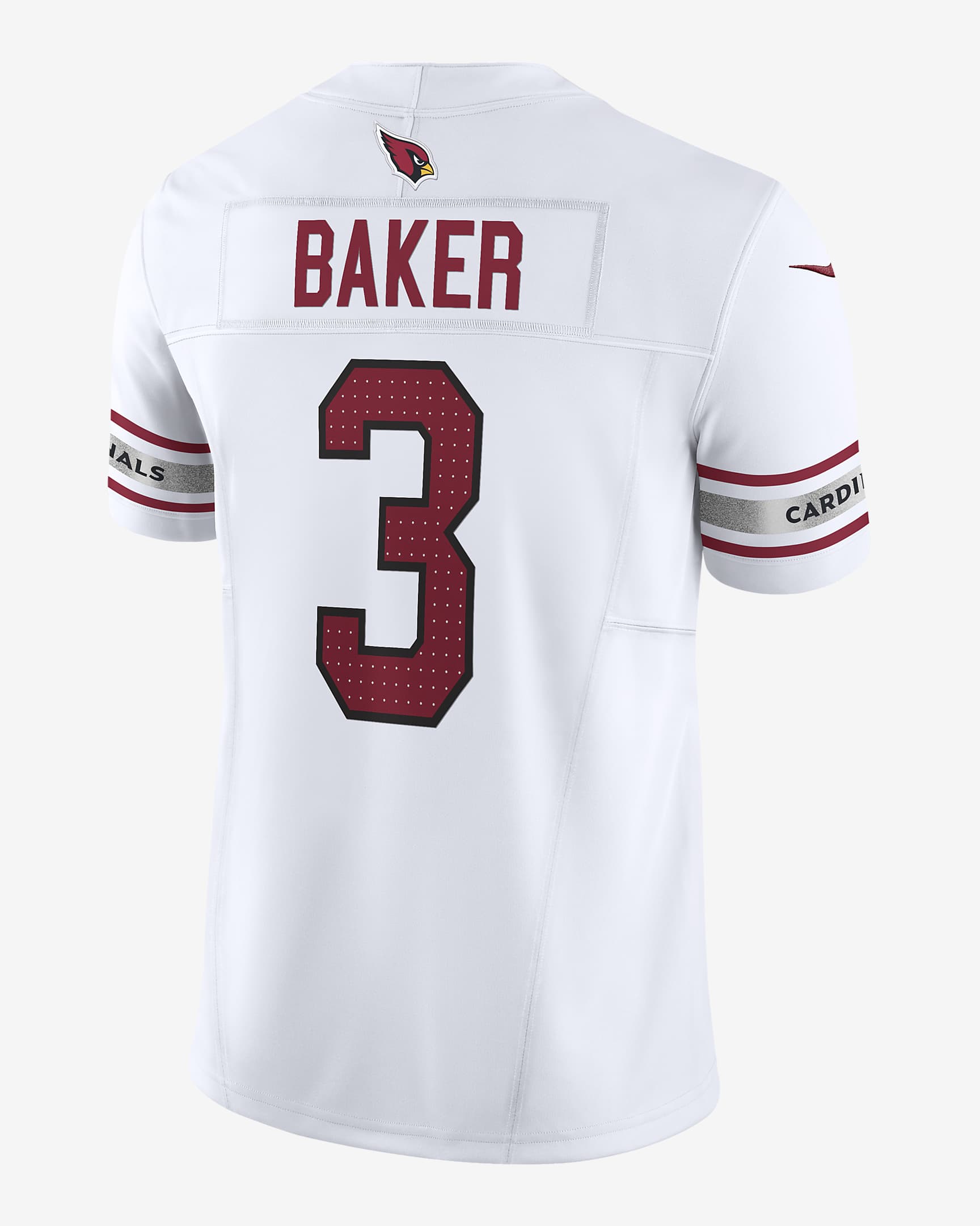 Budda Baker Arizona Cardinals Men's Nike Dri-FIT NFL Limited Football Jersey - White