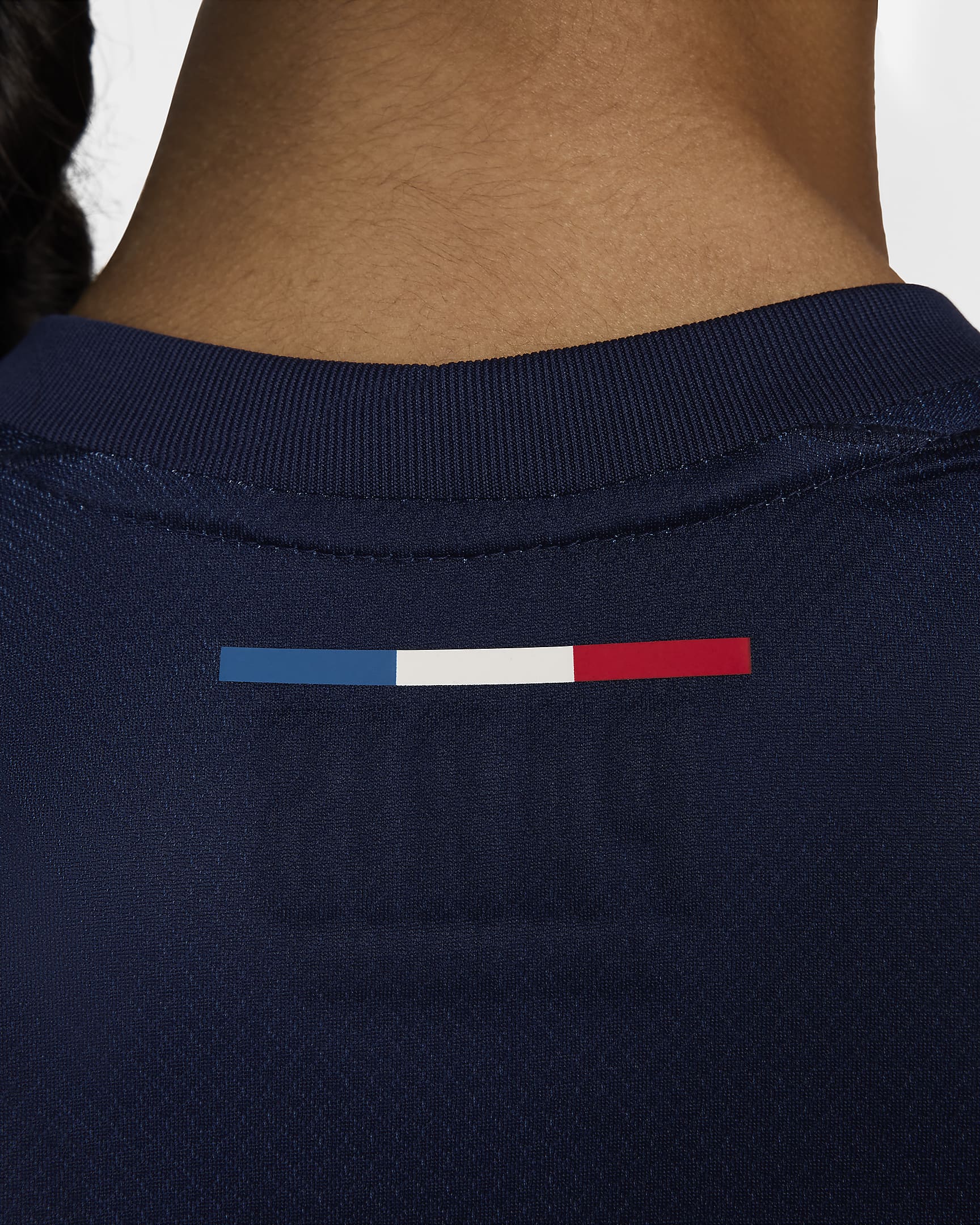 Jersey de fútbol Nike Dri-FIT Replica del Paris Saint-Germain local 2024 Stadium para mujer - Azul marino medianoche/Azul marino medianoche/Blanco