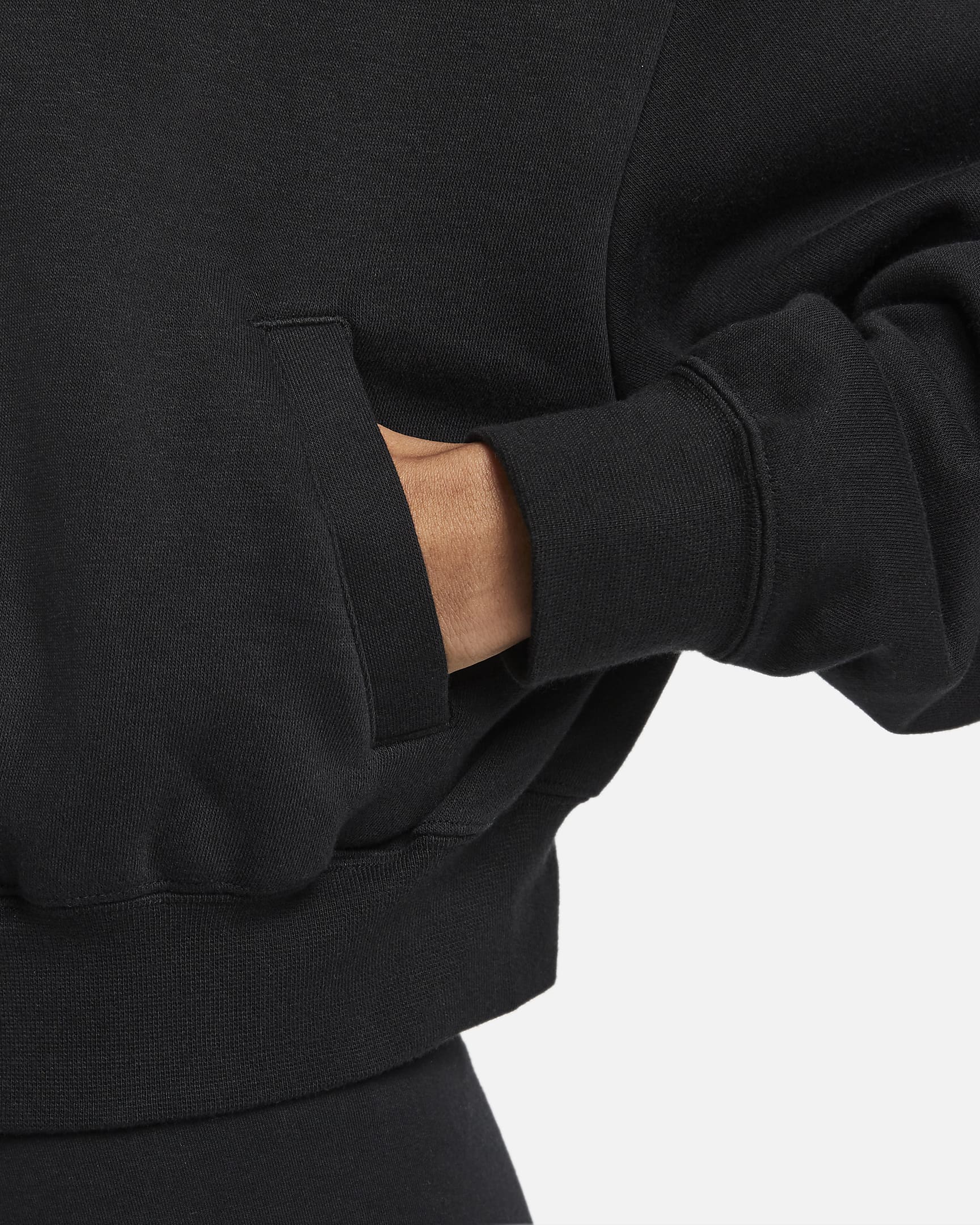 Nike Sportswear Club Fleece Women's Oversized Cropped Full-Zip Jacket ...