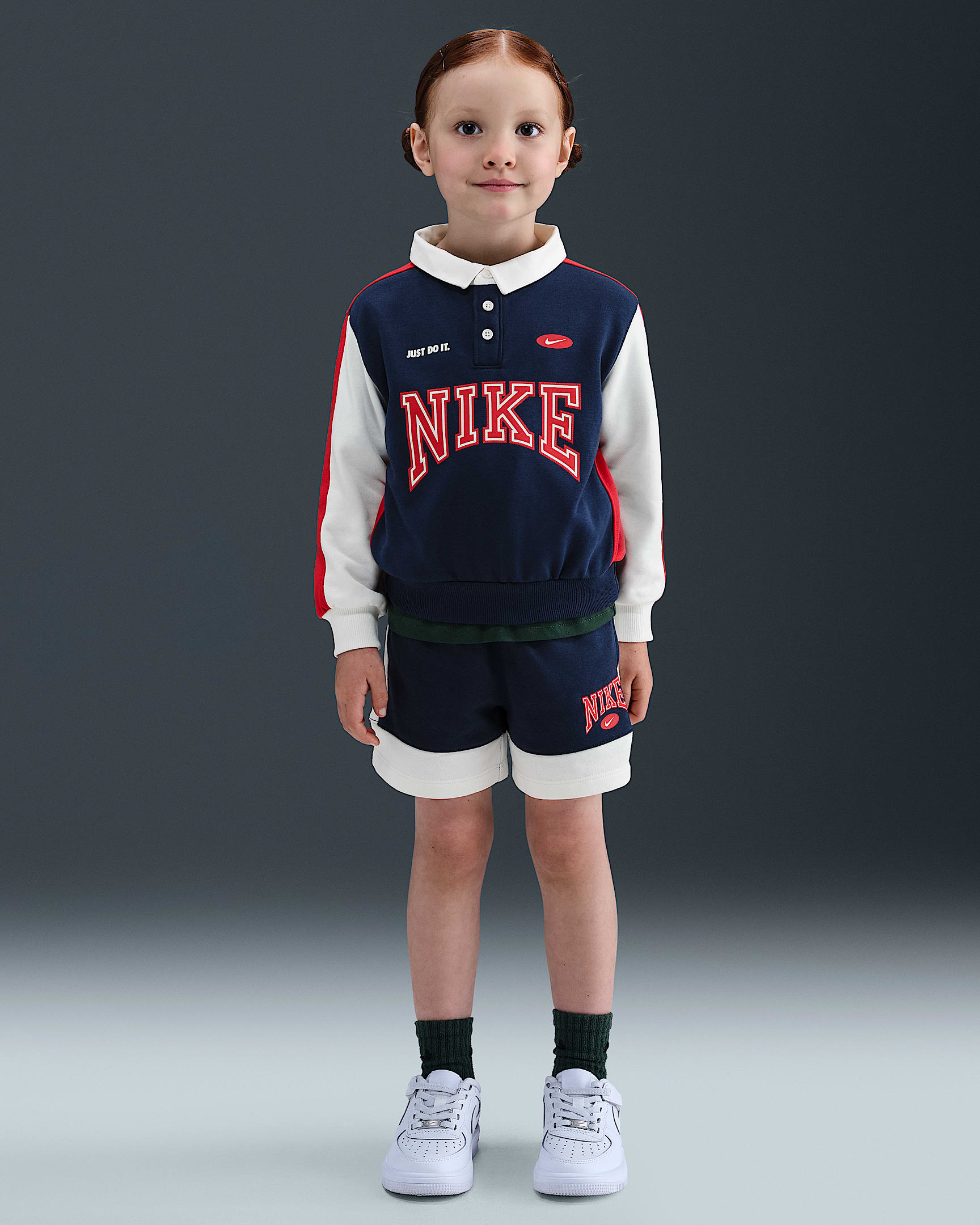 Nike Game Day Essentials Toddler French Terry Shorts - Midnight Navy