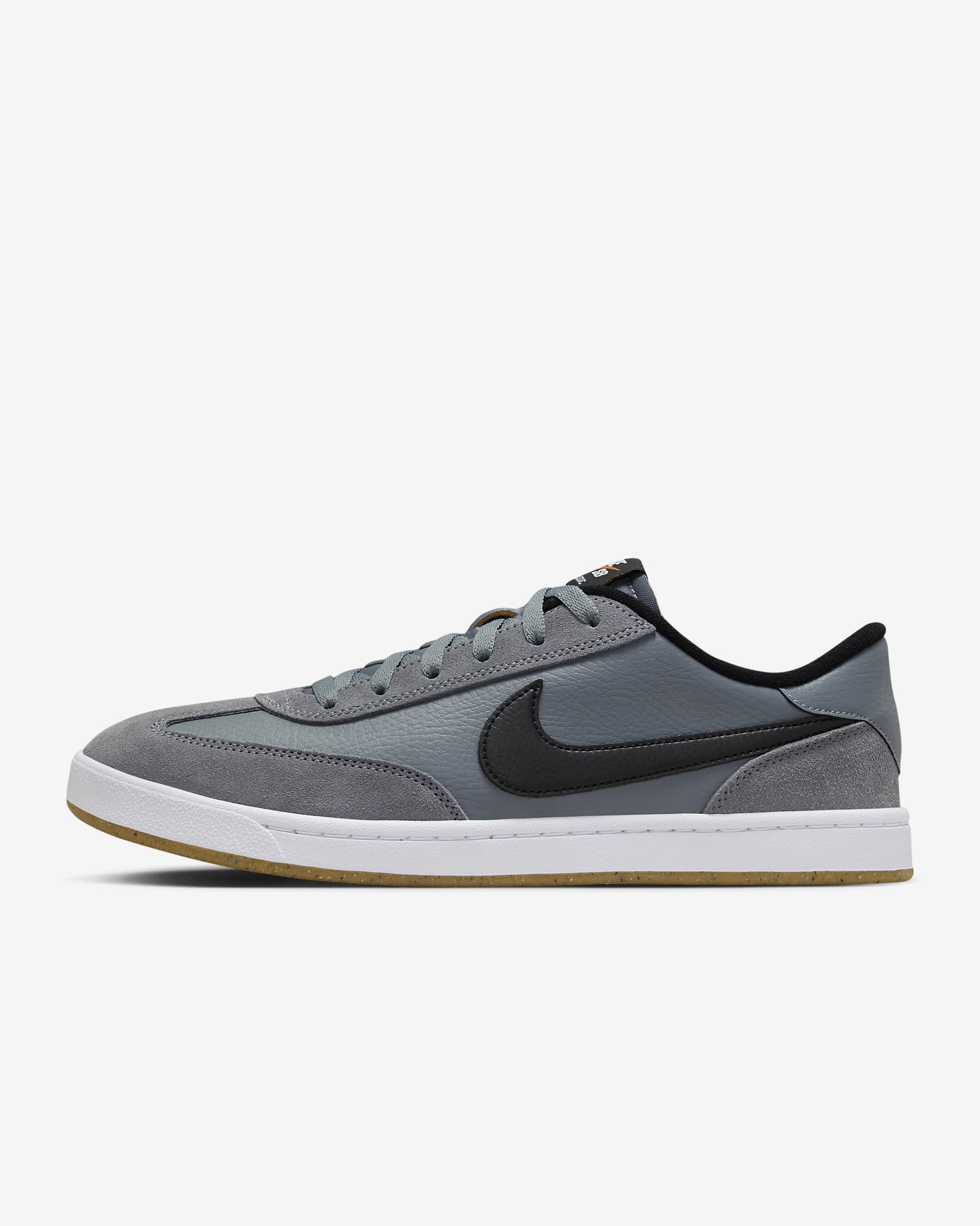 Nike SB FC Classic-skatersko - Cool Grey/hvid/Vivid Orange/sort