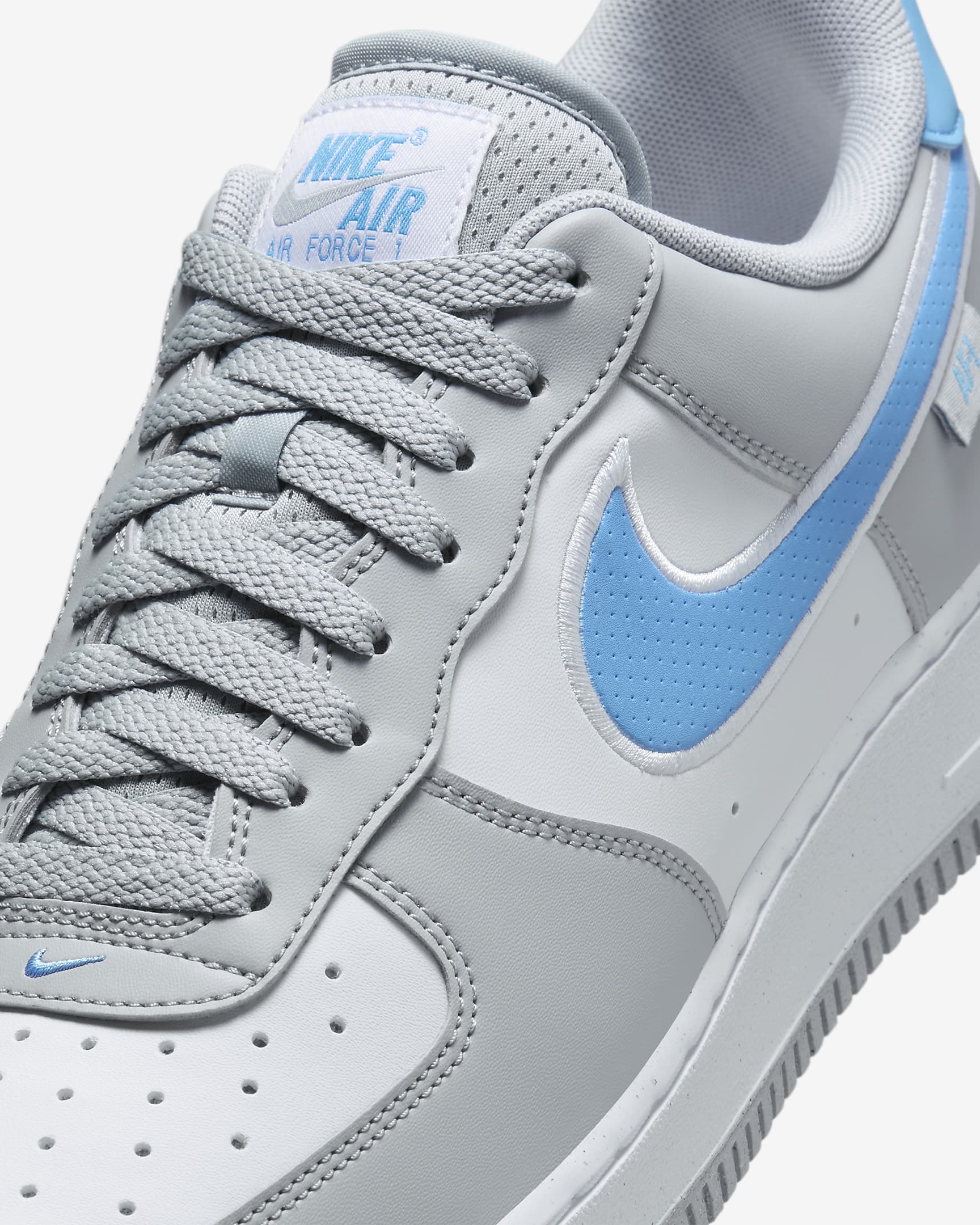 Nike Air Force 1 '07 Next Nature Men's Shoes - Wolf Grey/White/University Blue