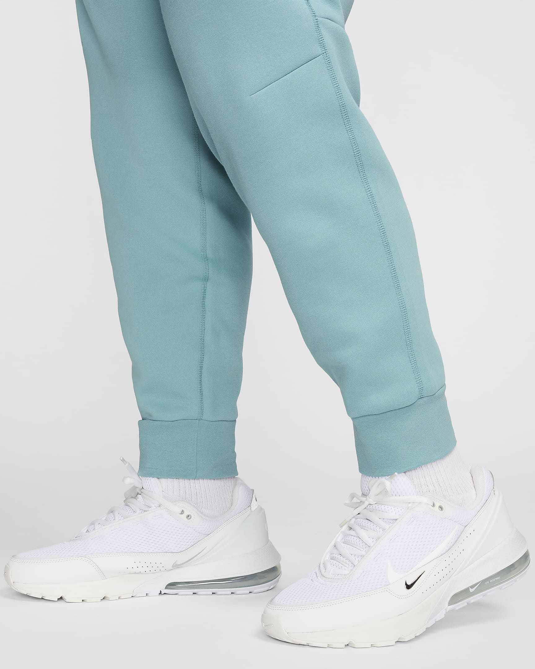 Nike Sportswear Tech Fleece férfi szabadidőnadrág - Denim Turquoise/Fekete
