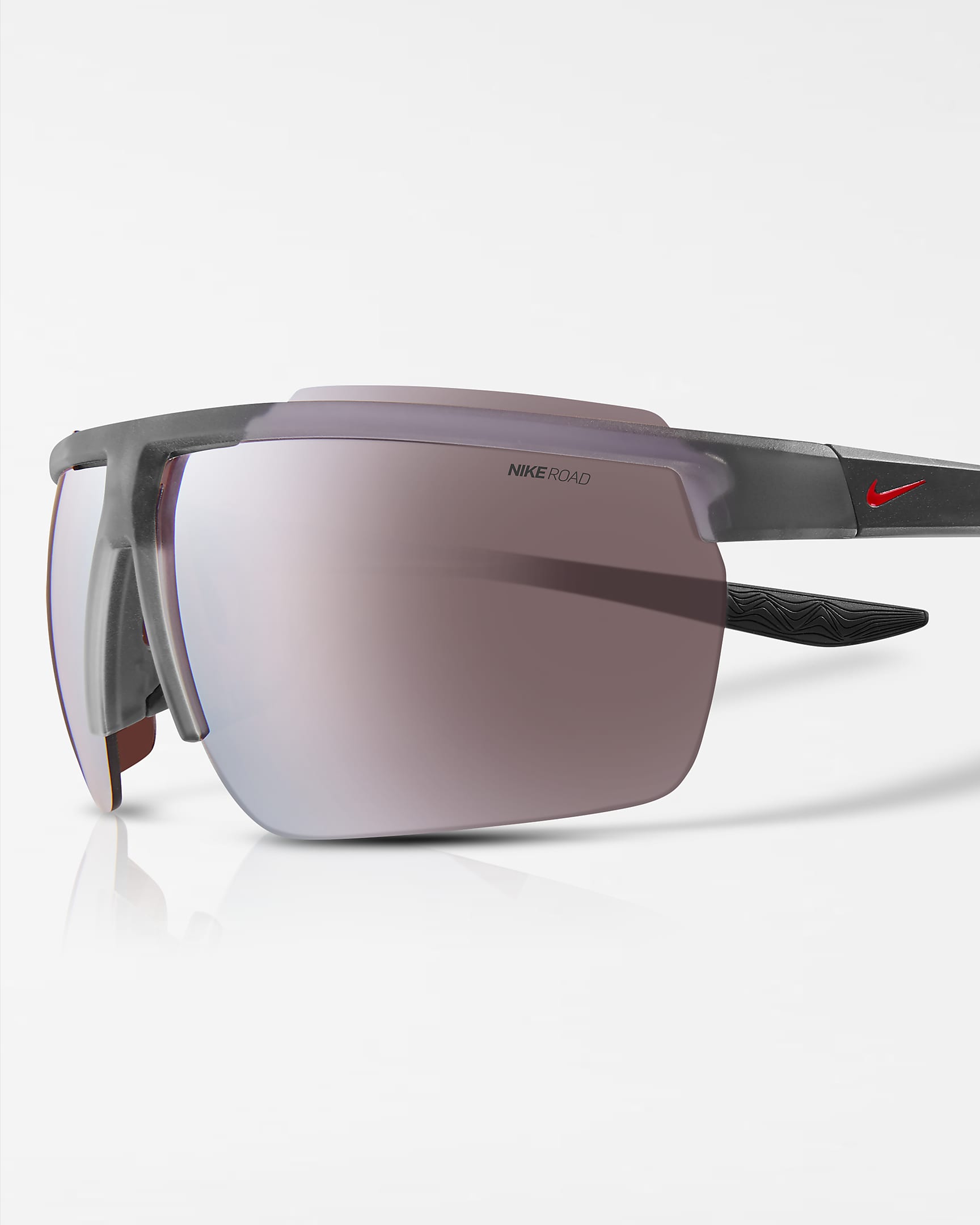 Nike Windshield Elite AF Road Tint Sunglasses - Dark Grey/University Red