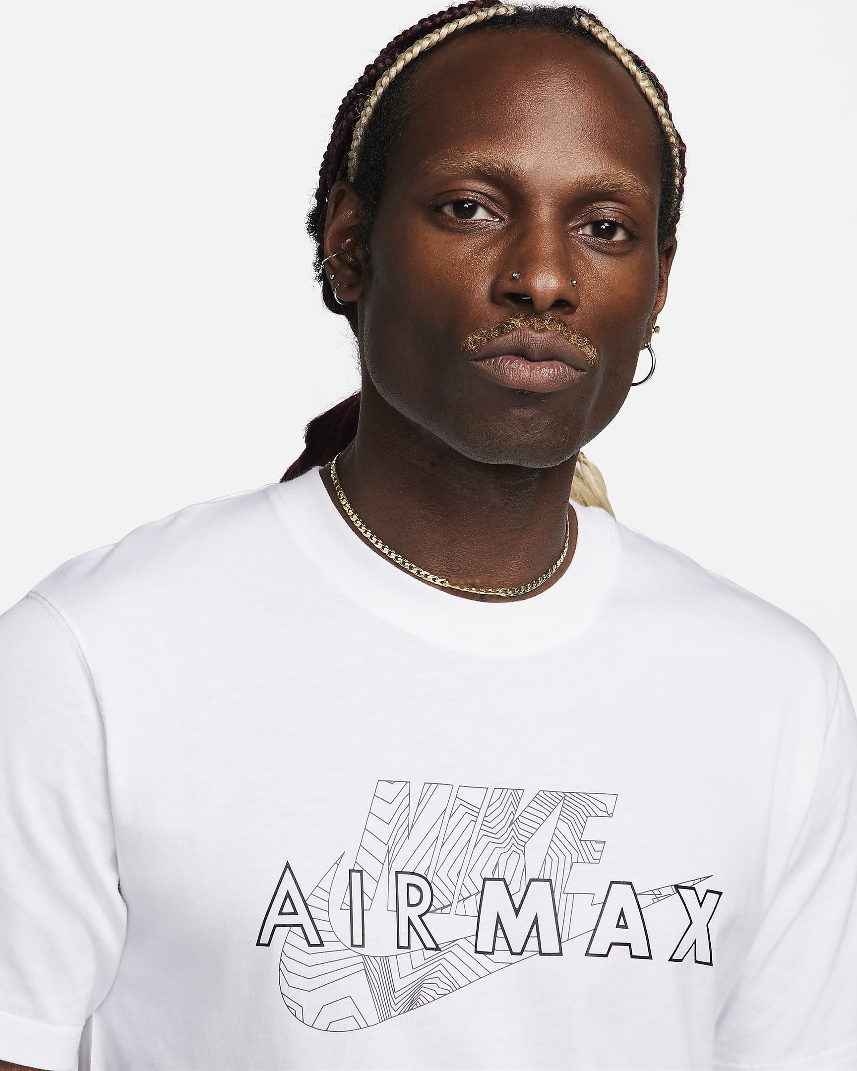 T-shirt de manga curta Nike Air Max para homem. Nike PT