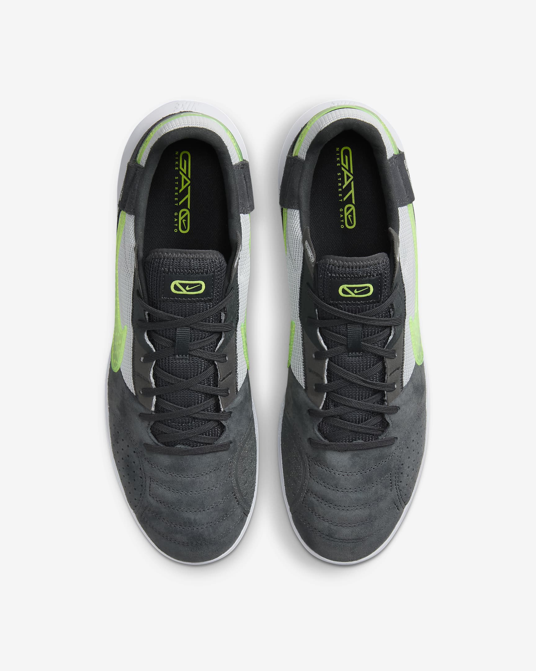 Nike Streetgato Low-Top Football Shoes - Black/Volt