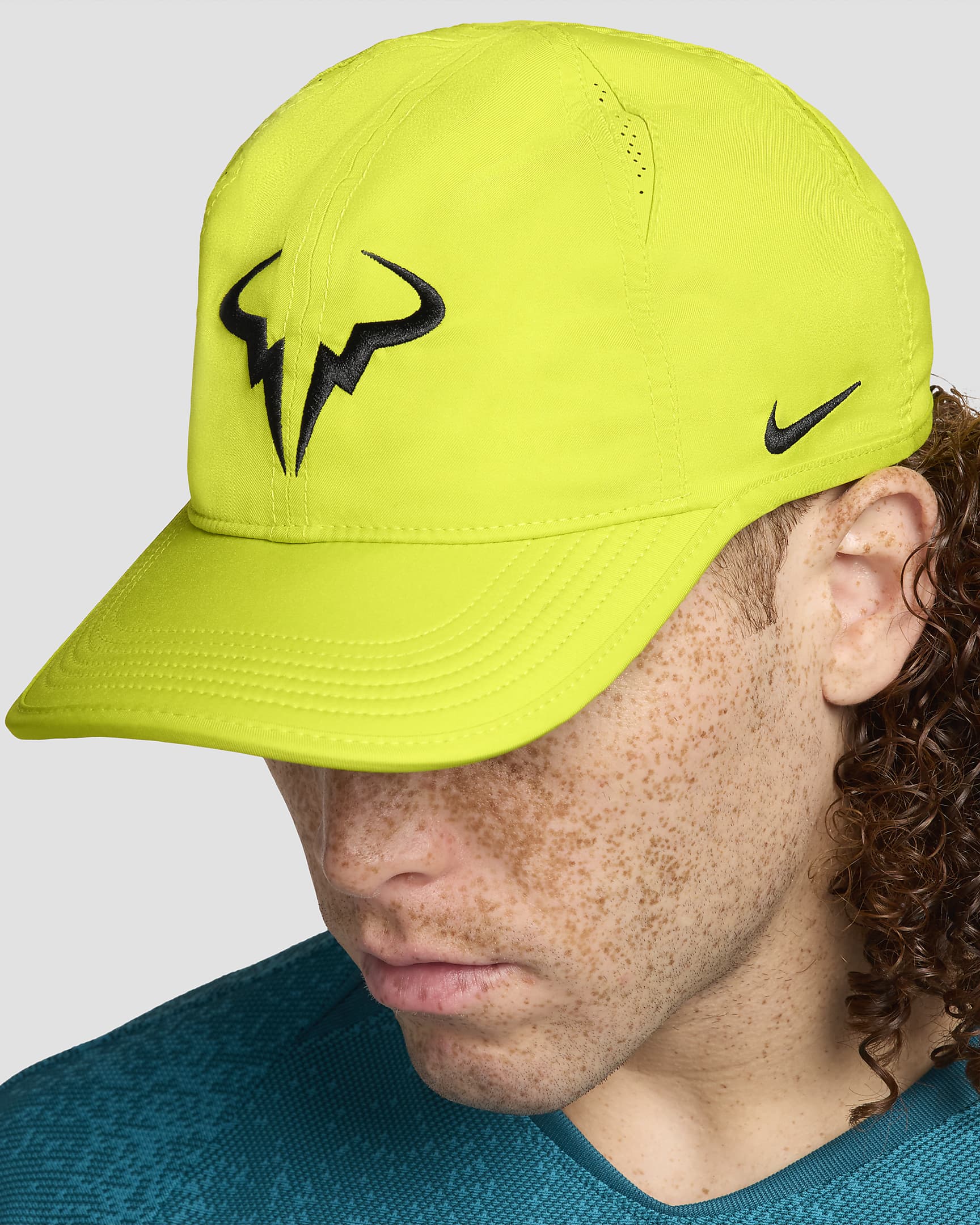 Nike Dri-FIT Club ustrukturert Rafa-caps - Bright Cactus/Svart