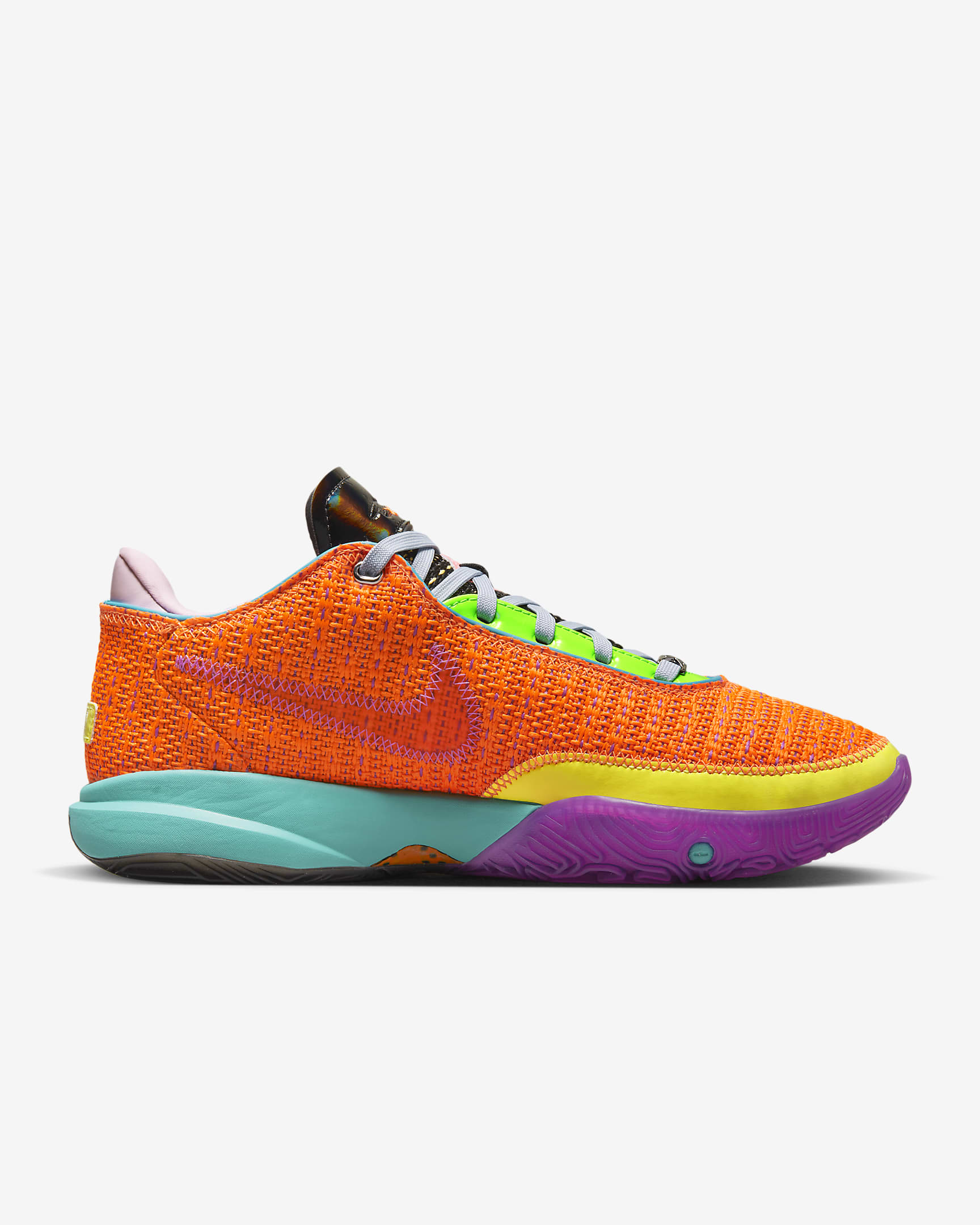 LeBron XX EP 籃球鞋 - Total Orange/Green Strike/Hot Punch/Vivid Purple