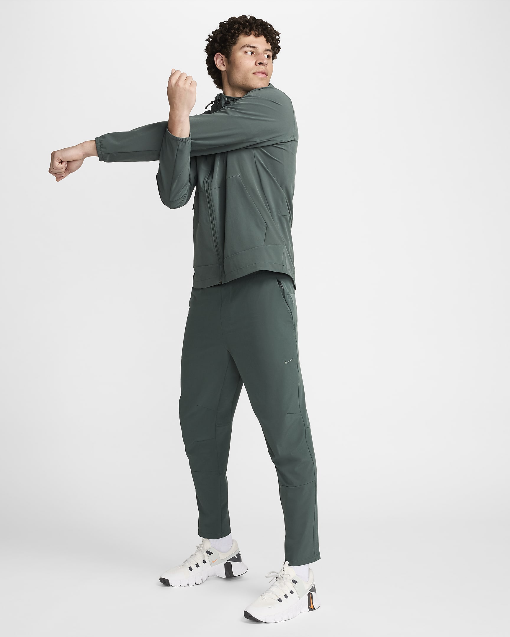 Nike Unlimited Men's Dri-FIT Tapered Leg Versatile Pants - Vintage Green/Black/Vintage Green