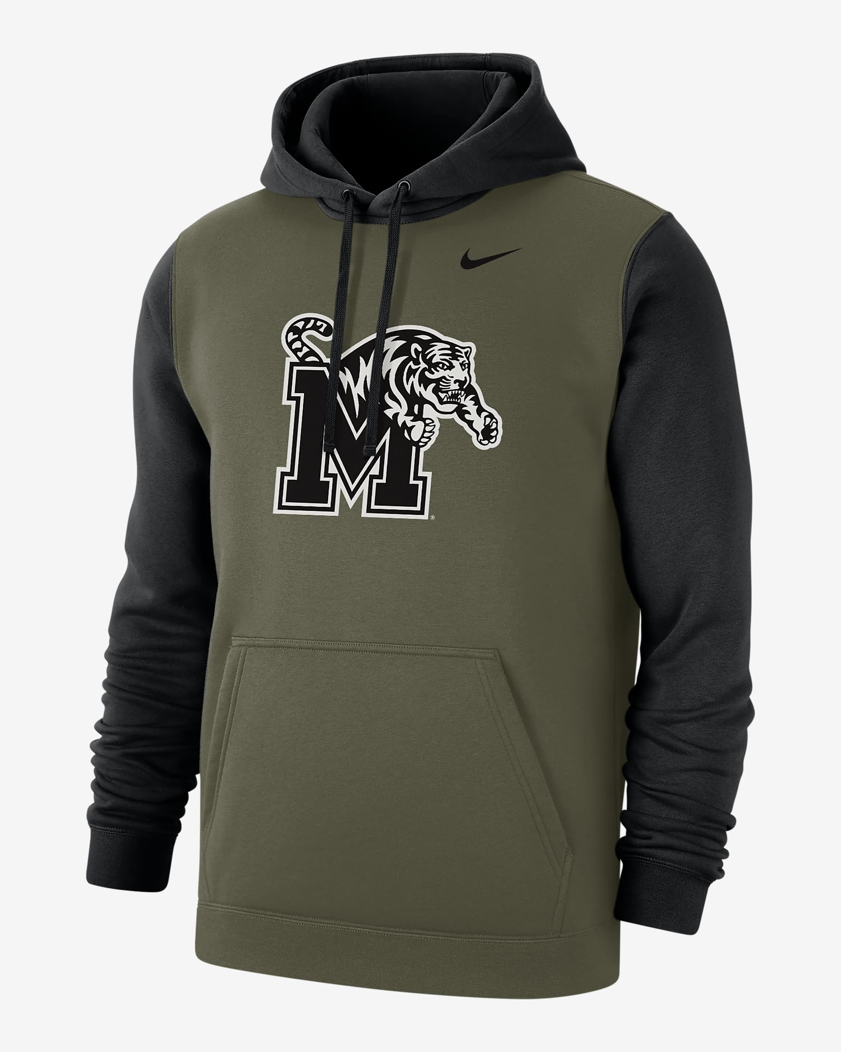 Memphis Olive Pack Men's Nike College Hoodie - Olive