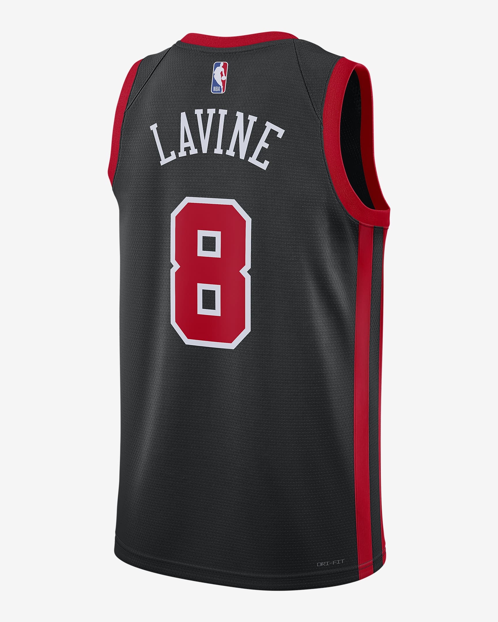 Zach LaVine Chicago Bulls City Edition 2023/24 Men's Nike Dri-FIT NBA Swingman Jersey - Black/University Red