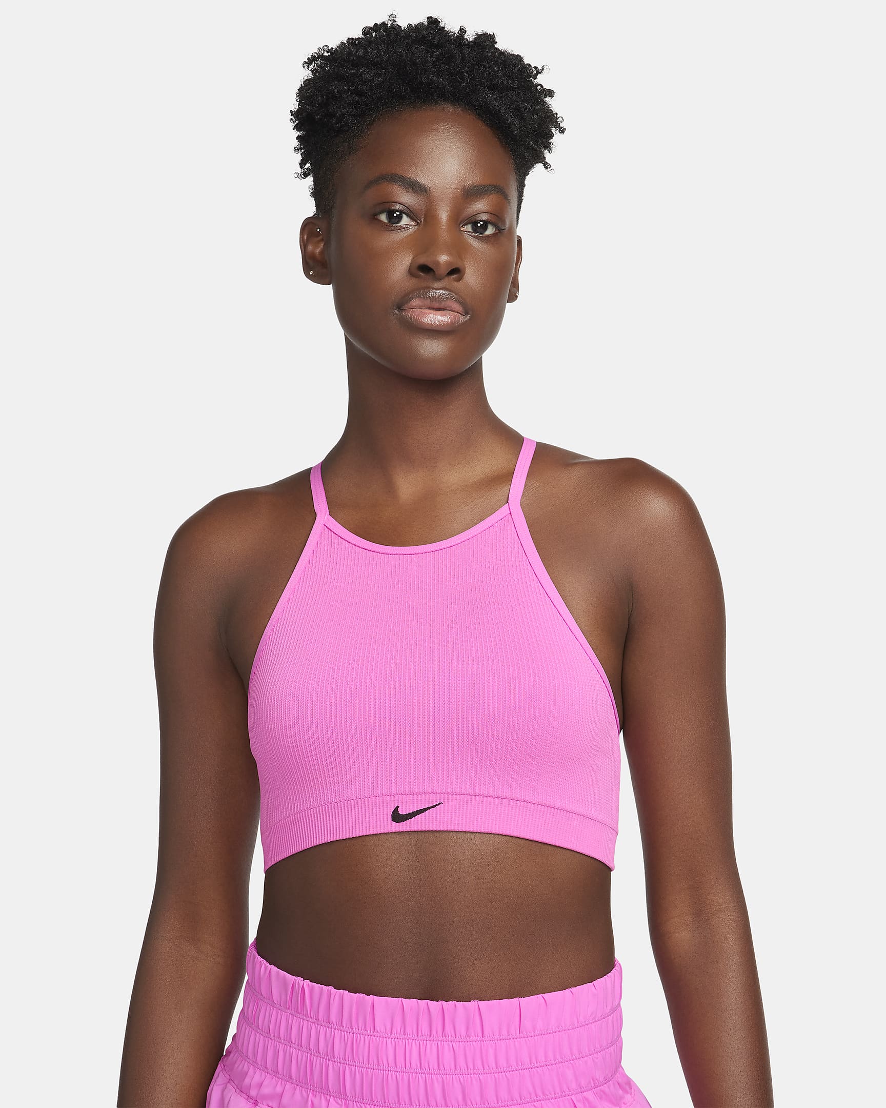 Nike Indy Seamless Ribbed Women's LightSupport NonPadded Sports Bra