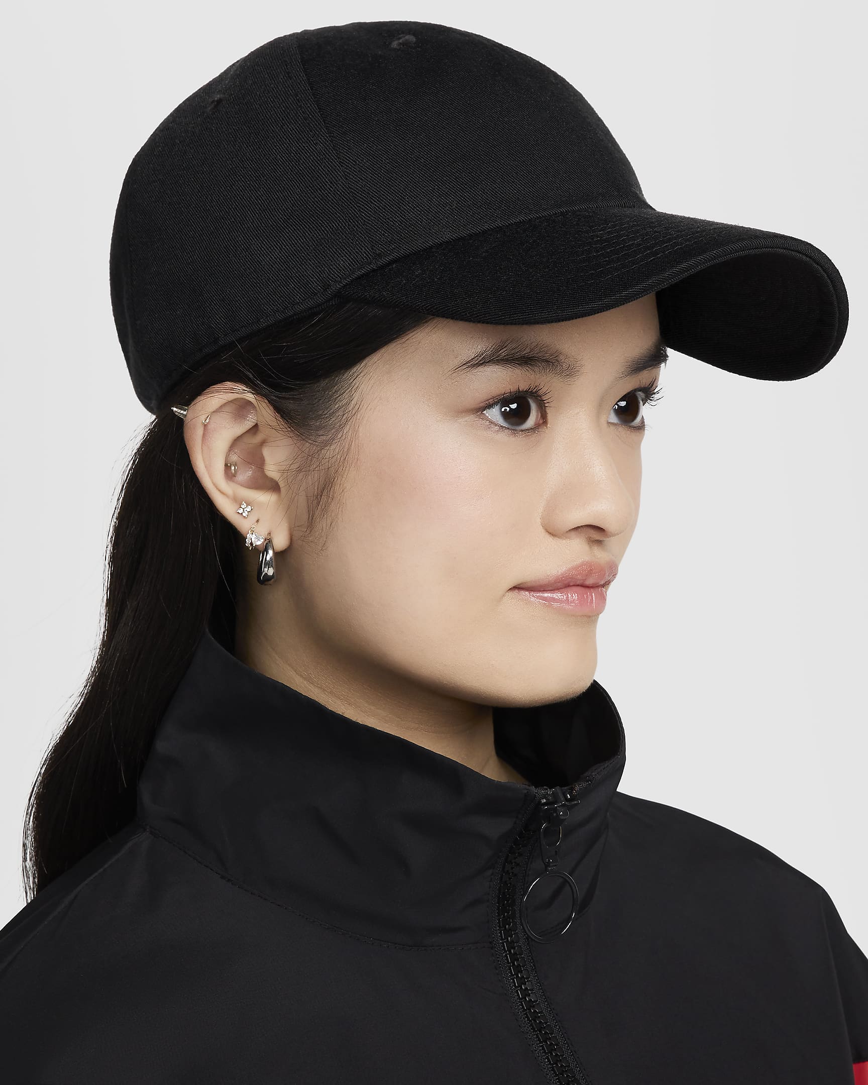 Nike Club unstrukturierte Cap - Schwarz/Sail