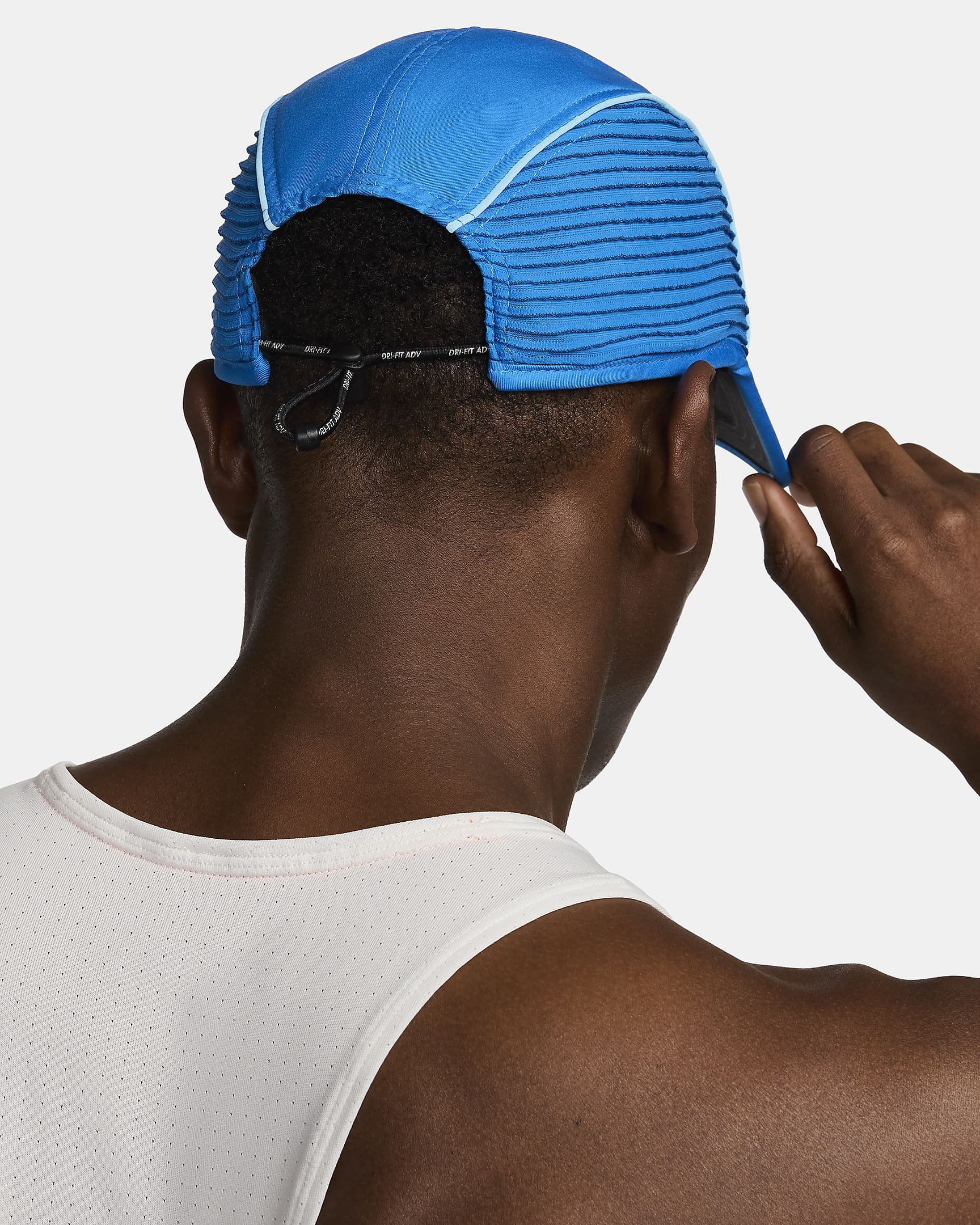 Casquette souple AeroBill AeroAdapt Nike Dri-FIT ADV Fly - Photo Blue/Anthracite/Light Laser Orange