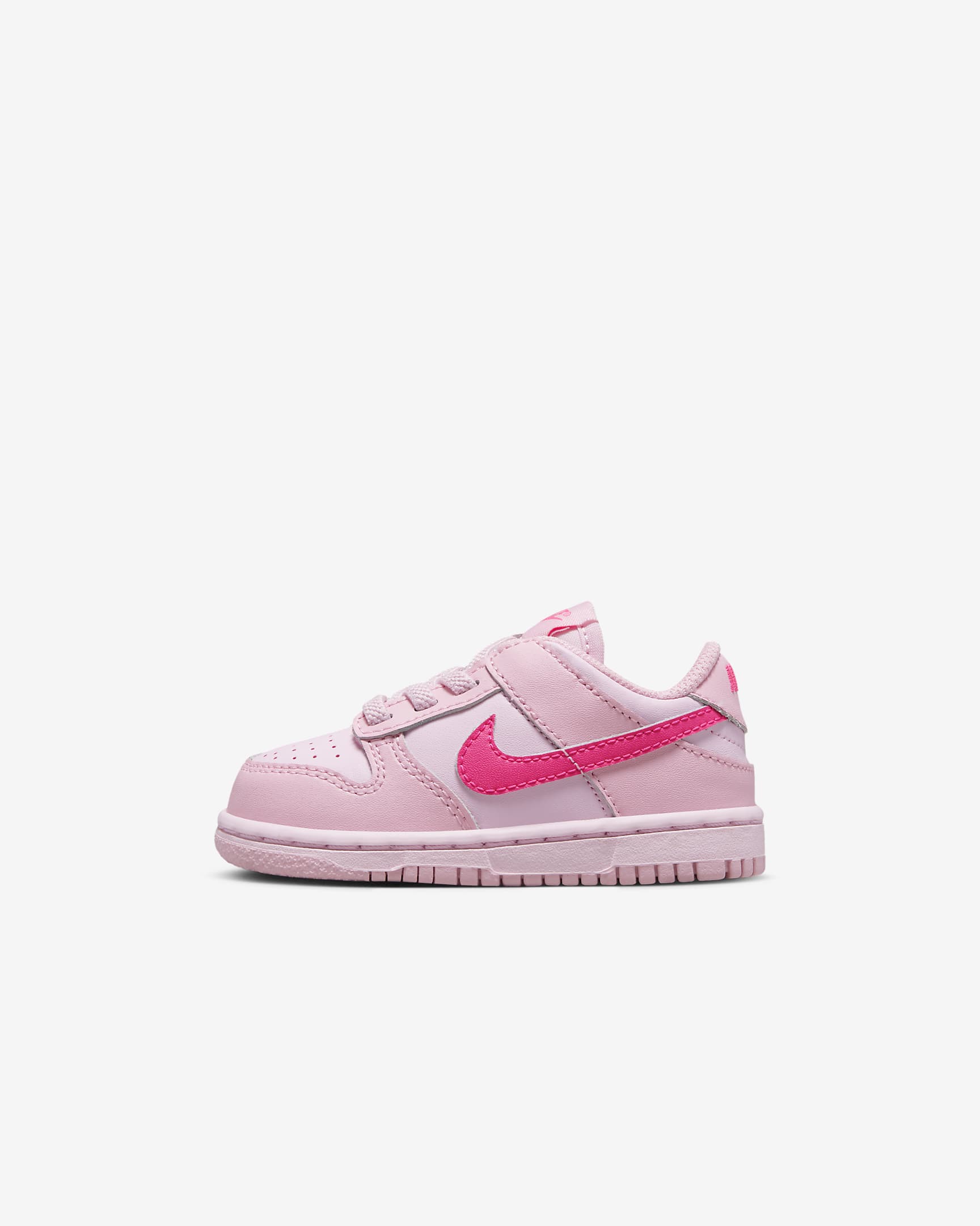 Calzado para bebé e infantil Nike Dunk Low - Rosa suave medio/Hiperrosa/Espuma rosa
