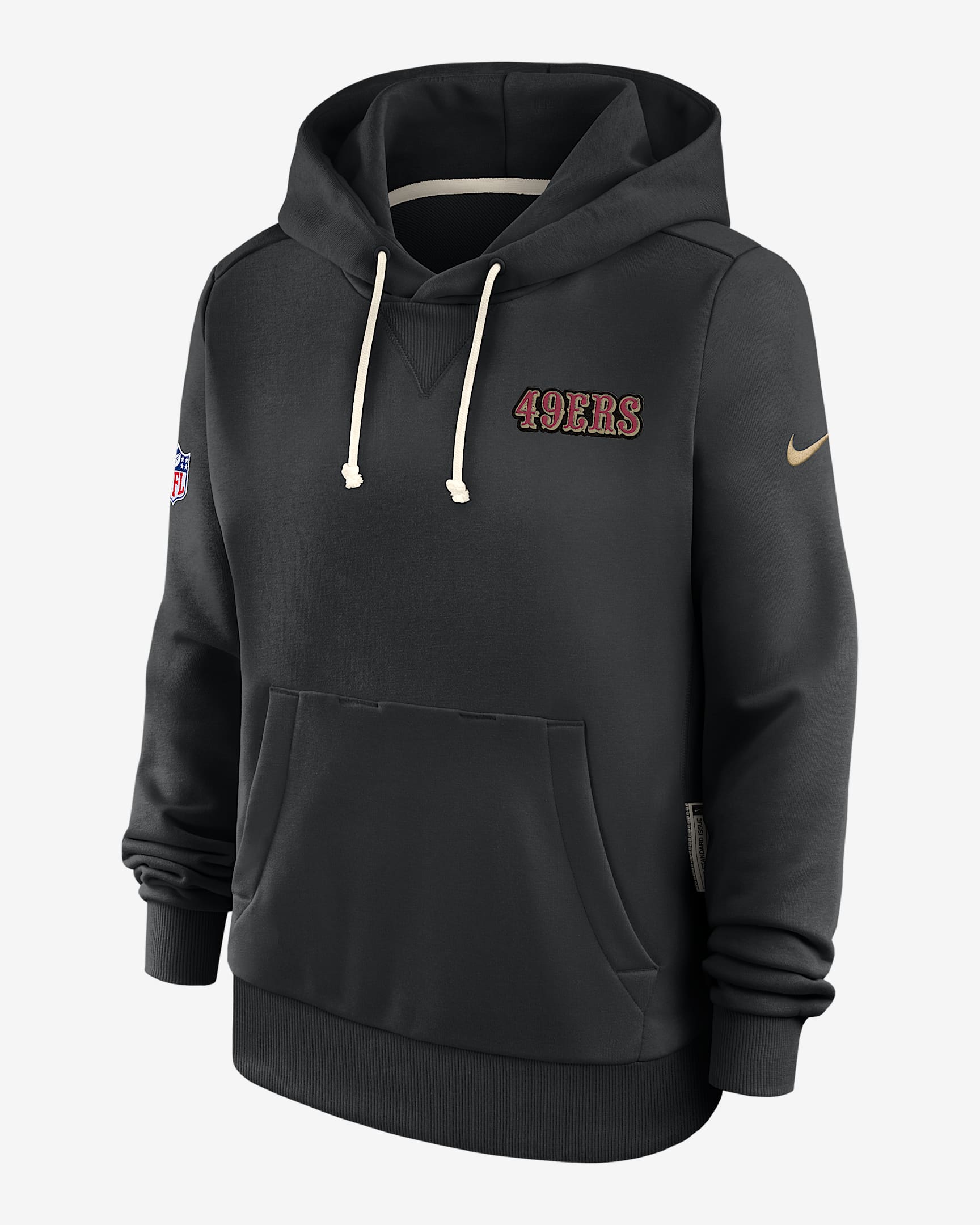 San Francisco 49ers Rivalries Collection Sideline Women's Nike Dri-FIT NFL Pullover Hoodie - Black