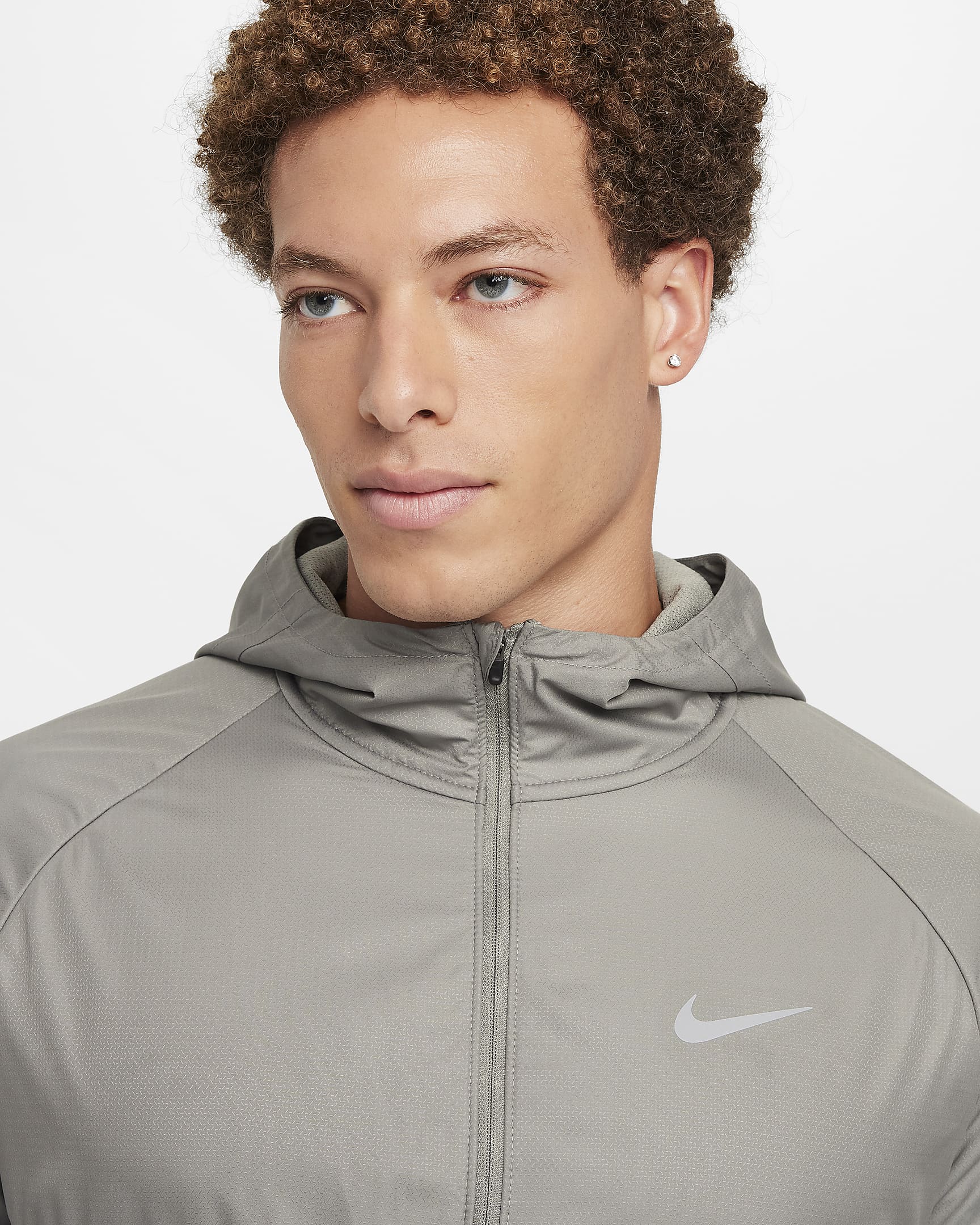 Nike Sphere Miler Men's Therma-FIT Water-Repellent Running Jacket - Dark Stucco/Dark Stucco