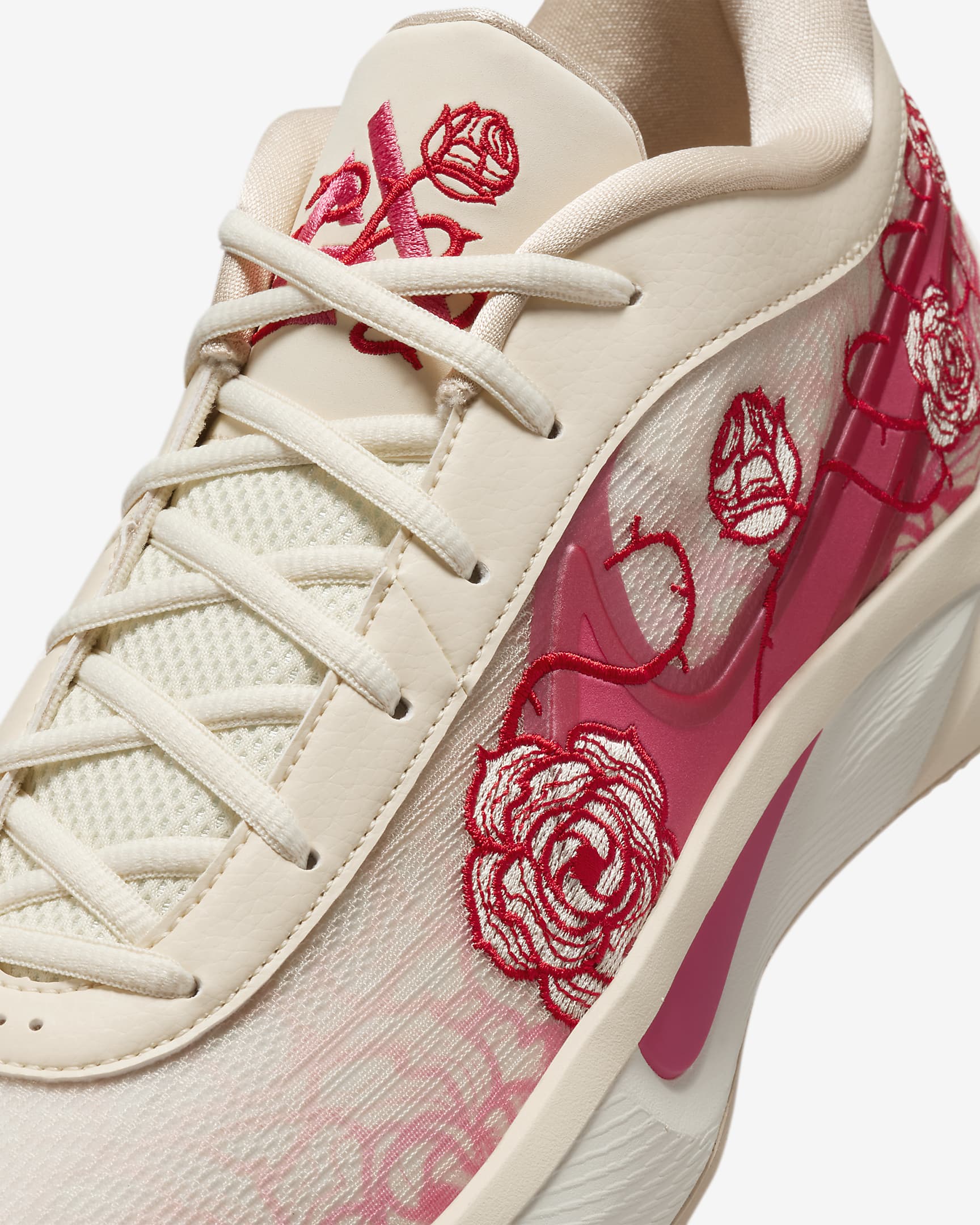 Sapatilhas de basquetebol Giannis Freak 6 - Coconut Milk/Sail/Vermelho University/Rosa Aster