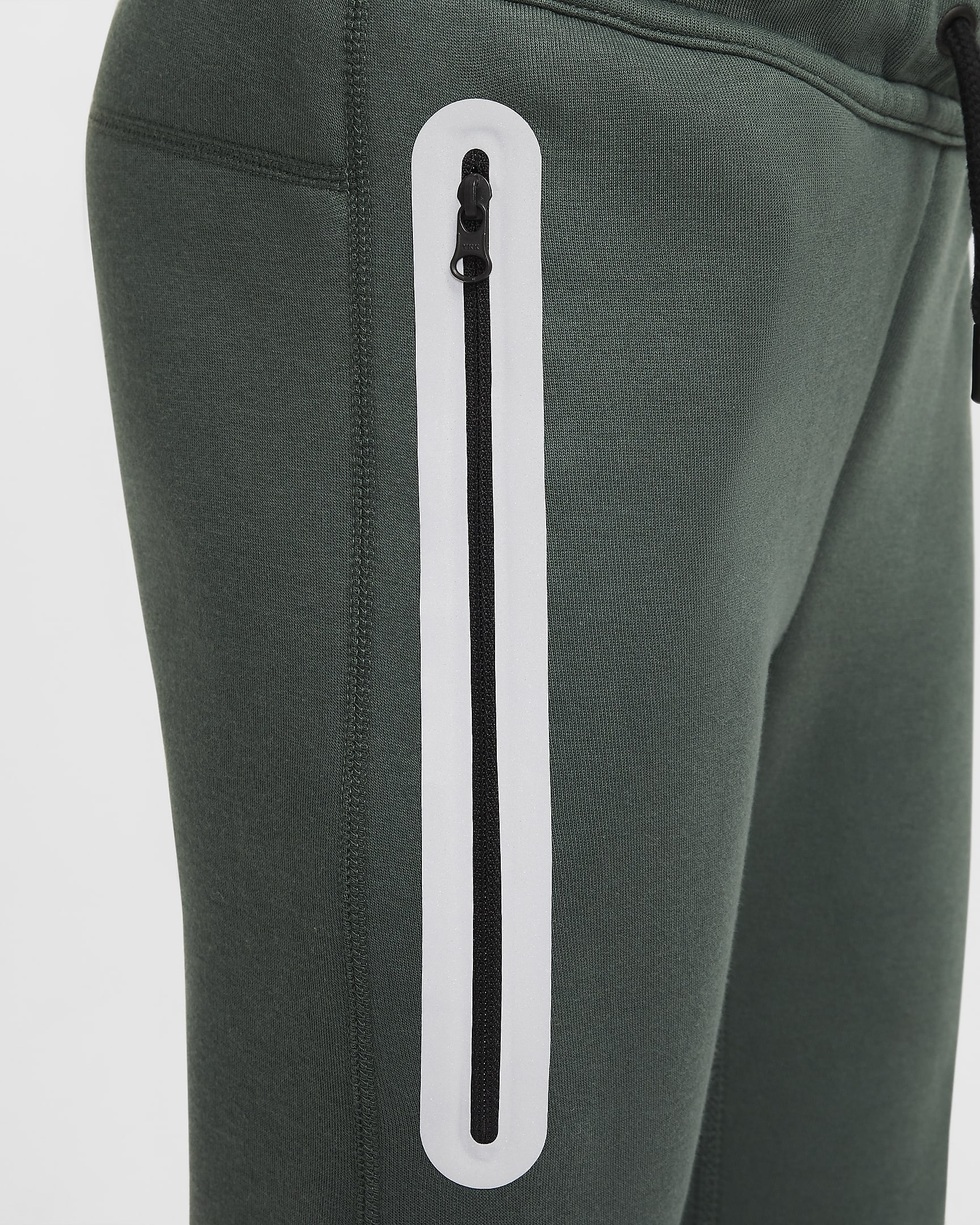 Sweats Nike Sportswear Tech Fleece med reflekterande design för ungdom - Vintage Green