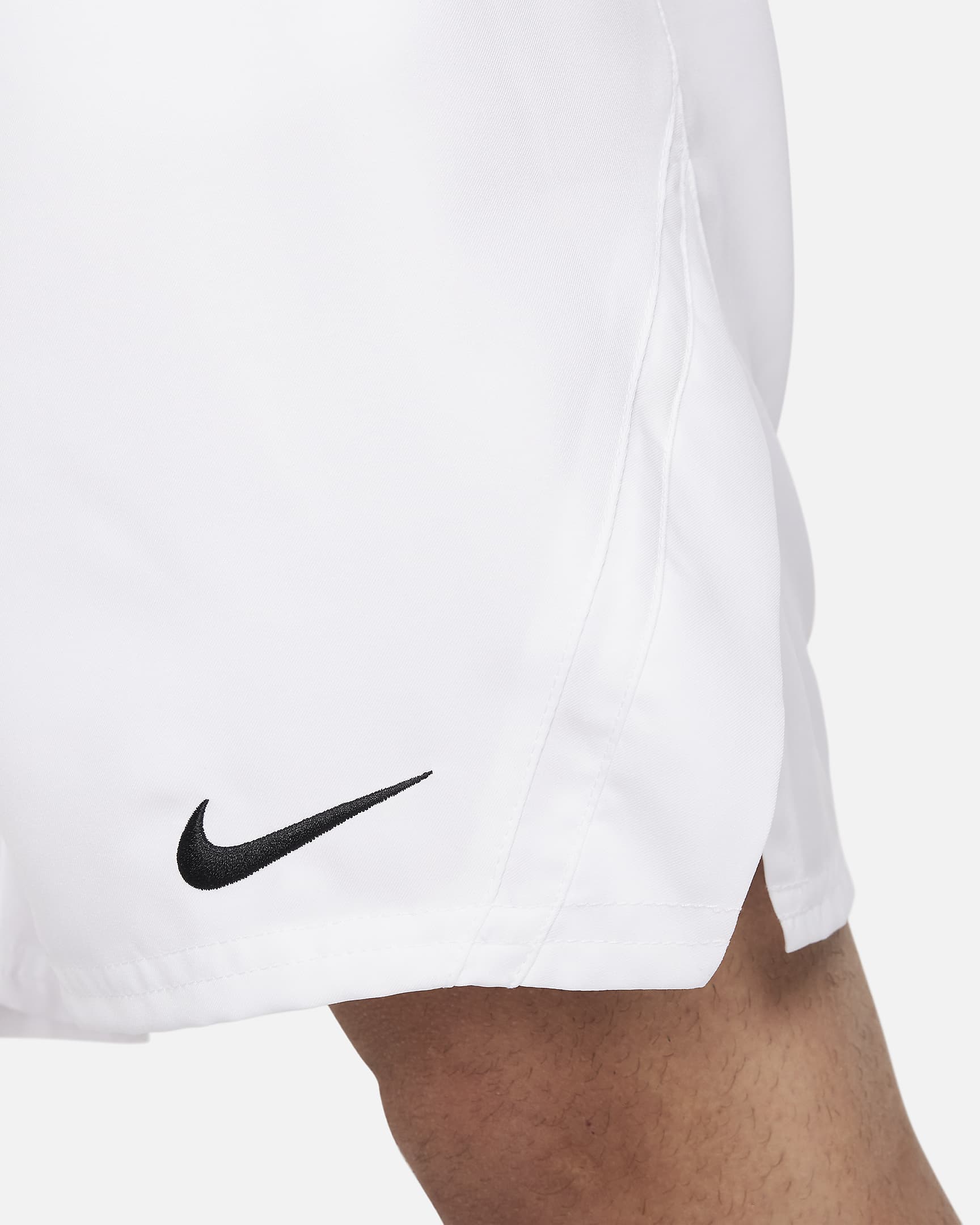 NikeCourt Victory Men's Dri-FIT 9" Tennis Shorts - White/Black