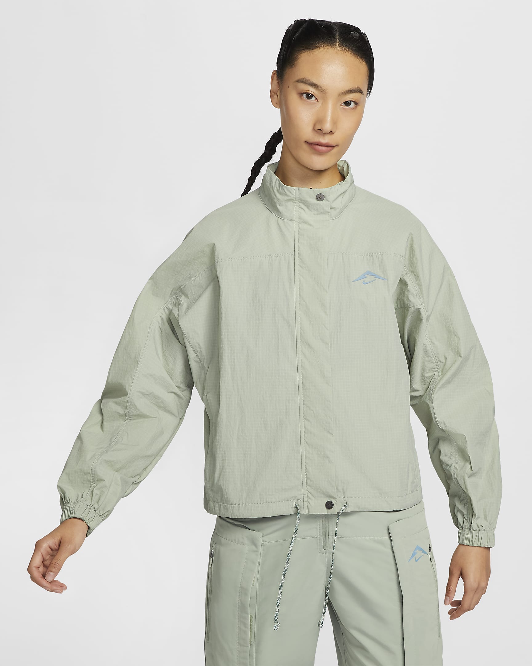 Nike Trail Women's Repel UV Running Jacket - Jade Horizon/Bicoastal