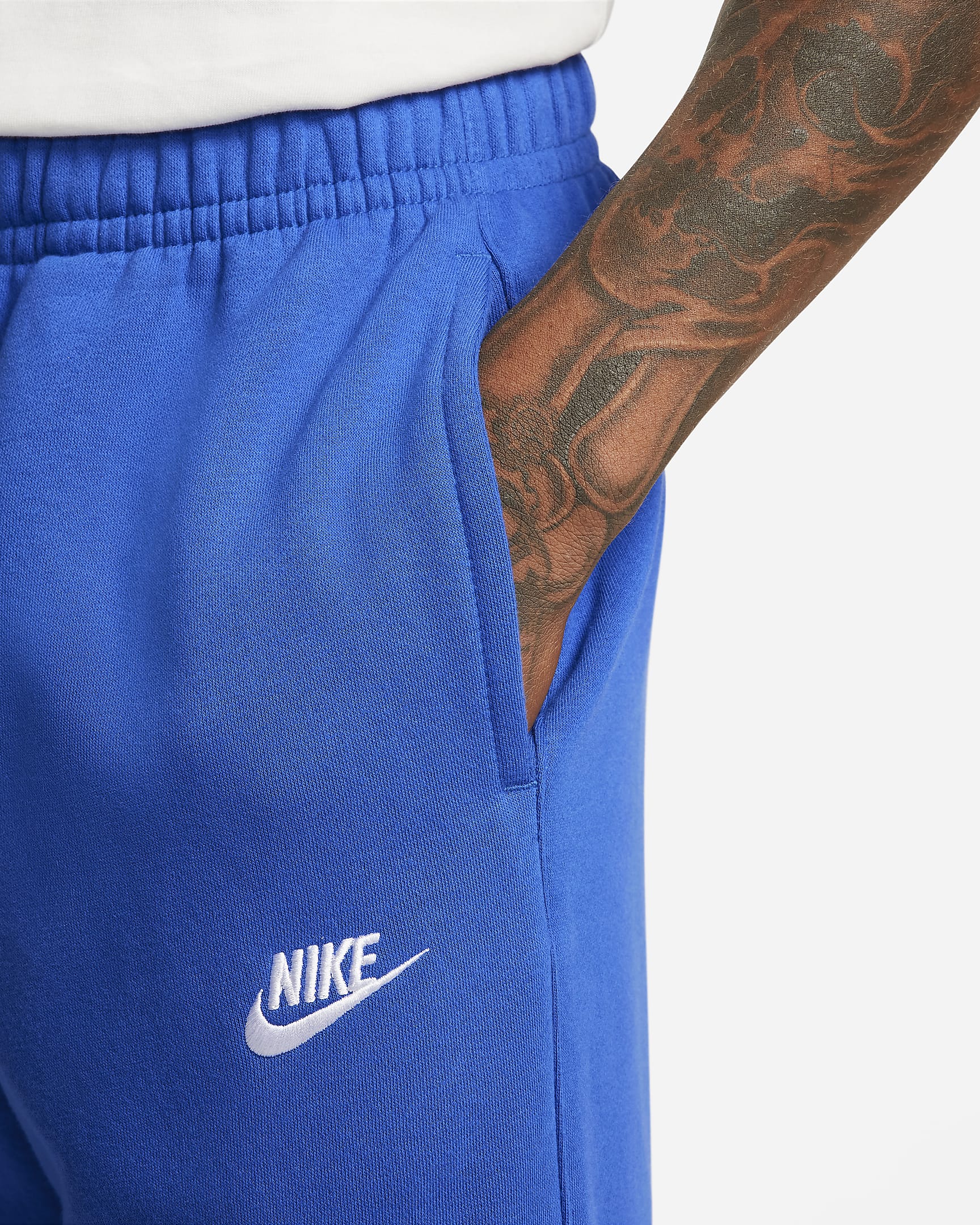 Pantalon de jogging Nike Sportswear Club Fleece - Game Royal/Game Royal/Blanc