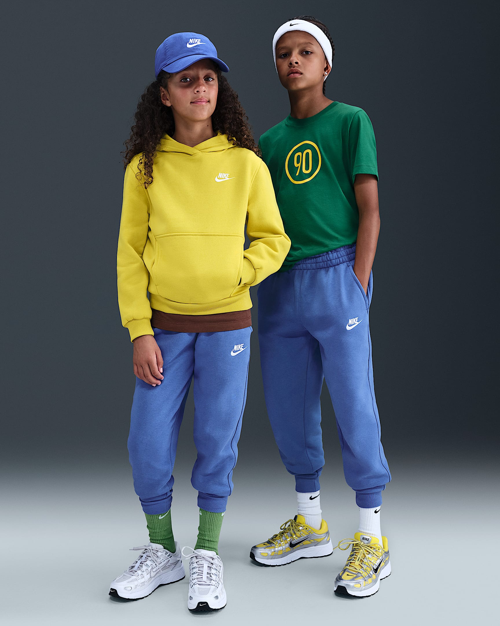 Nike Sportswear Club Fleece Big Kids' Joggers - Comet Blue/White