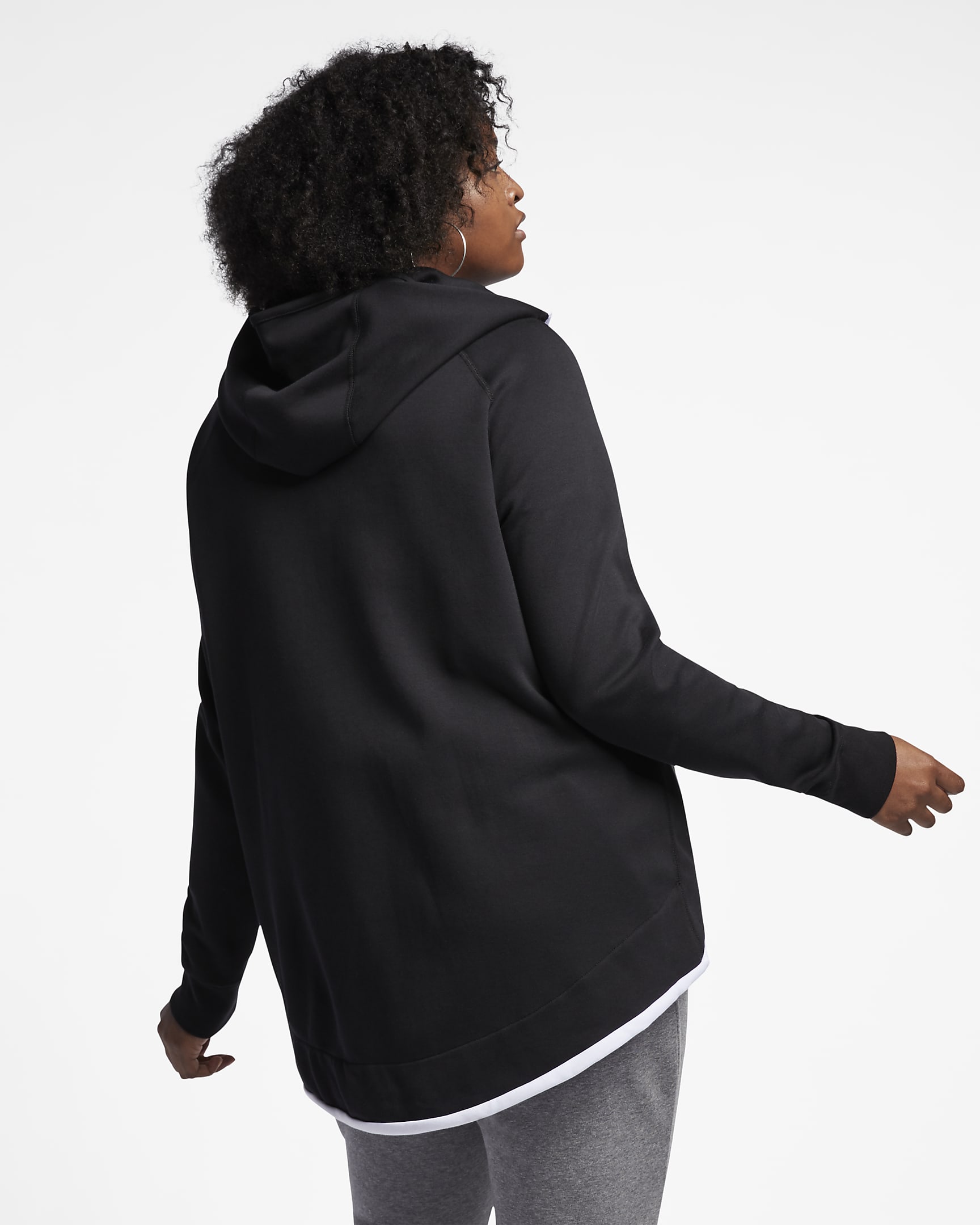 Nike Sportswear Tech Fleece Women's Full-Zip Cape (Plus Size). Nike CH