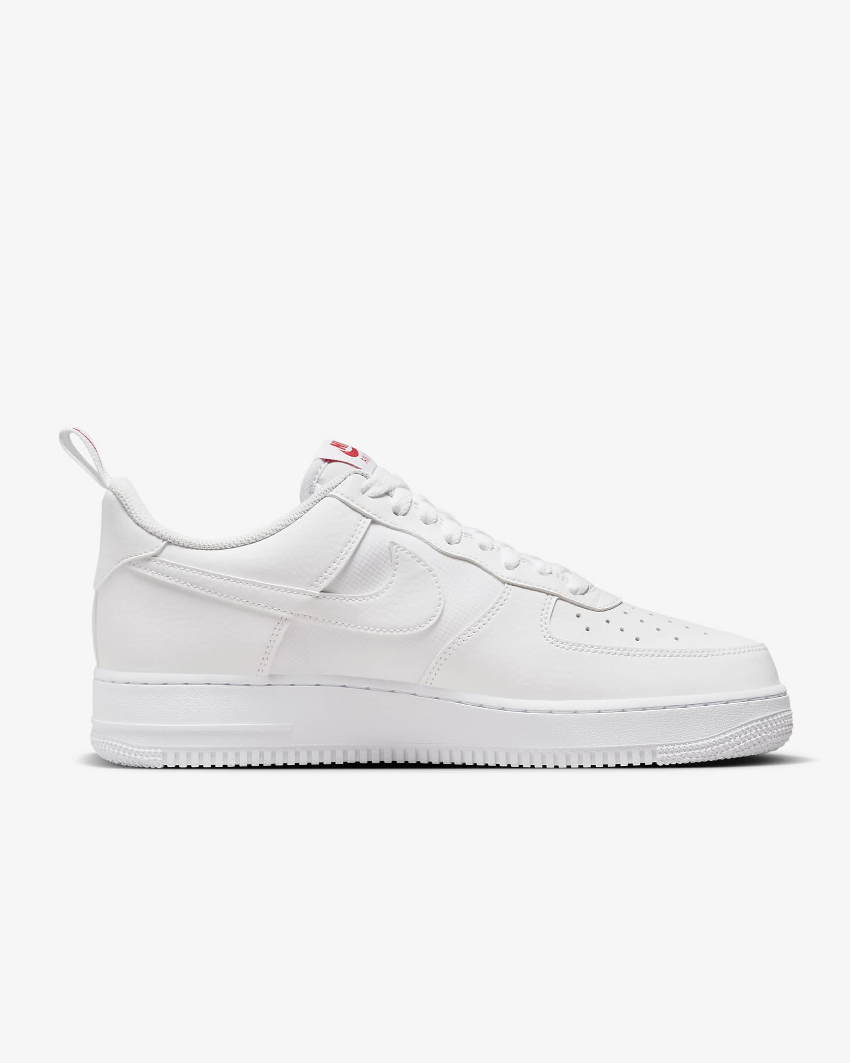 Nike Air Force 1 '07 Men's Shoes - White/University Red/White